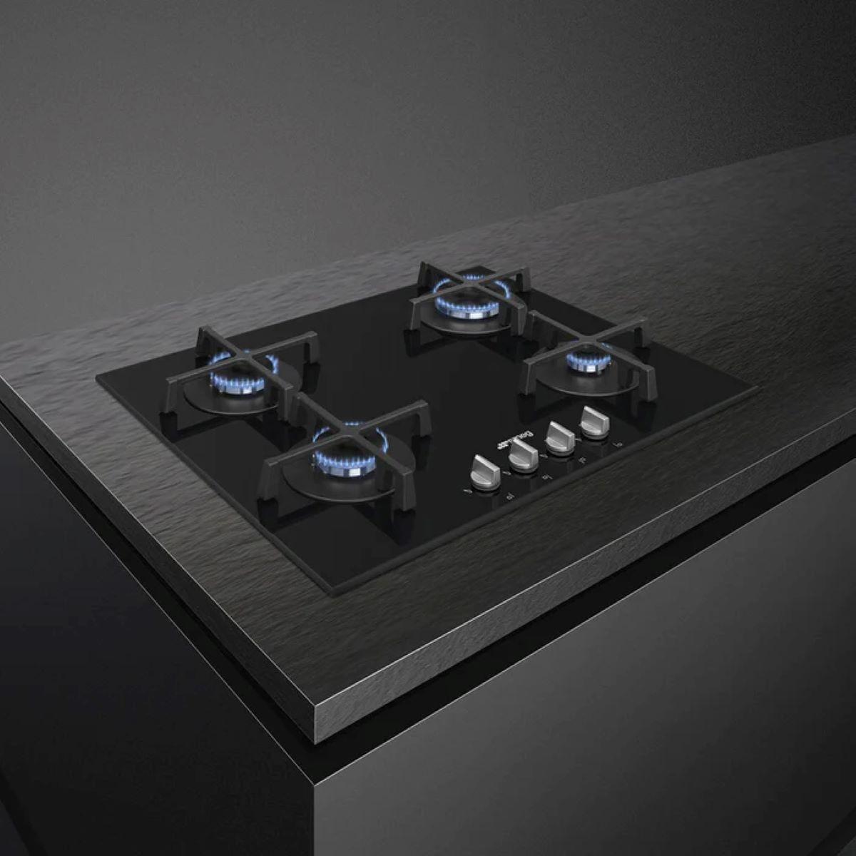 Encimera SMEG Gas 60 modelo PV264N-4