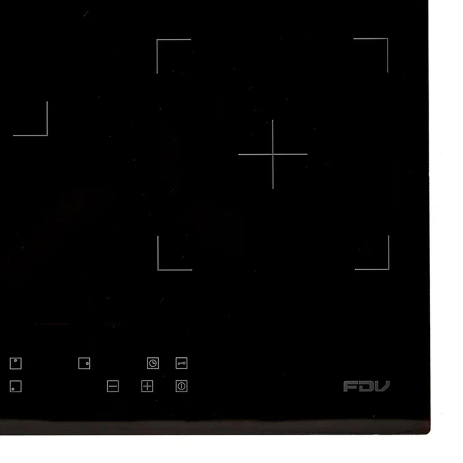 Encimera Fdv Vitrocerámica 3 Focos Black-2