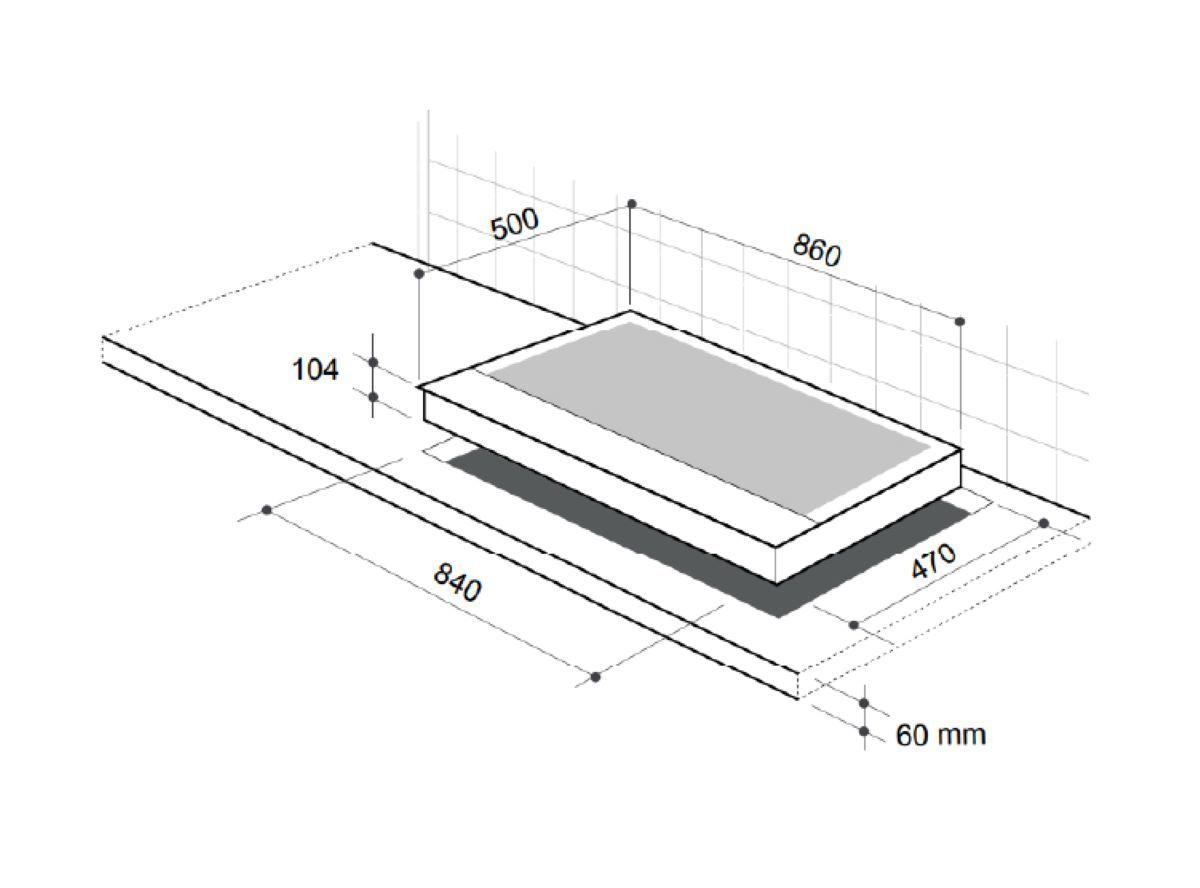 Encimera Gas Natural Fdv Design 90-3