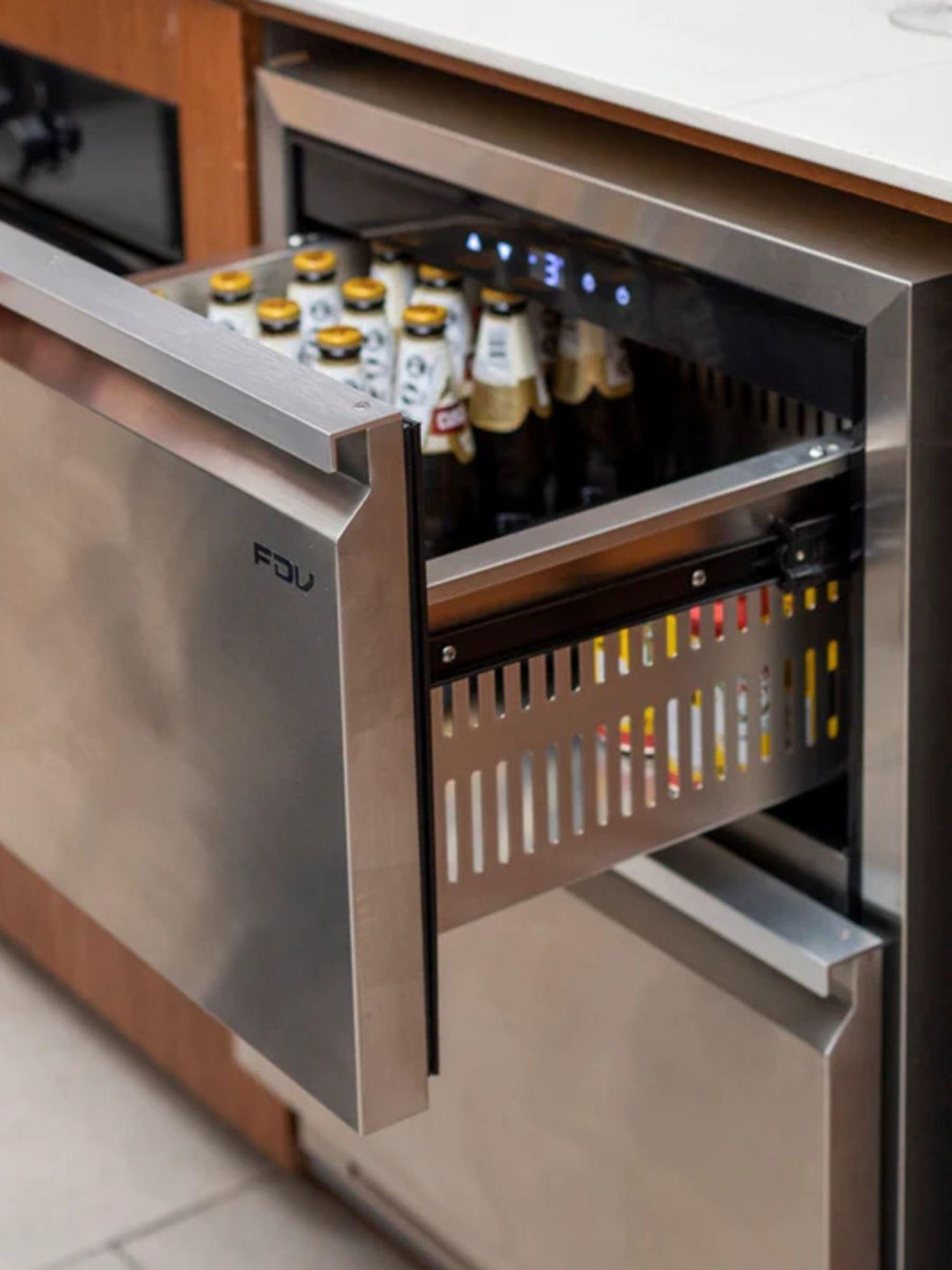 Cajón refrigerador 2 puertas 92 litros FDV Deluxe-3