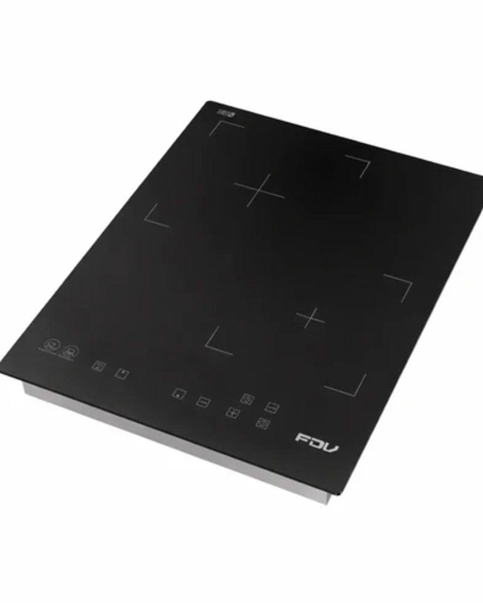 Encimera Vitrocerámica Black 2 Quemadores 35 cm FDV-3
