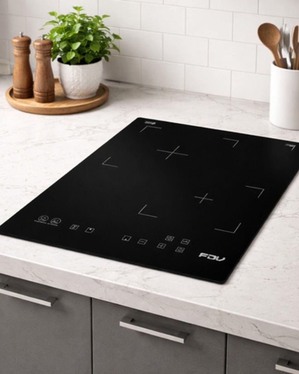 Encimera Vitrocerámica Black 2 Quemadores 35 cm FDV-5