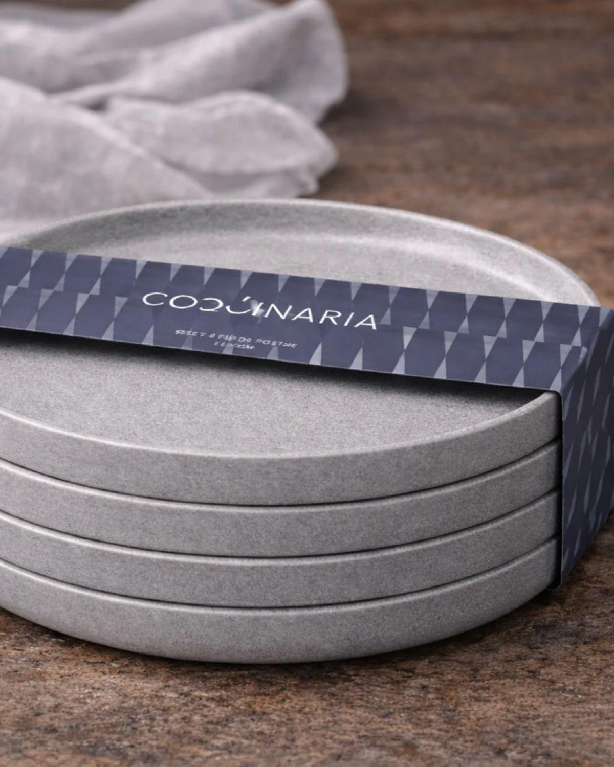 Set 4 Platos postre 21,5cms Coquinaria-4