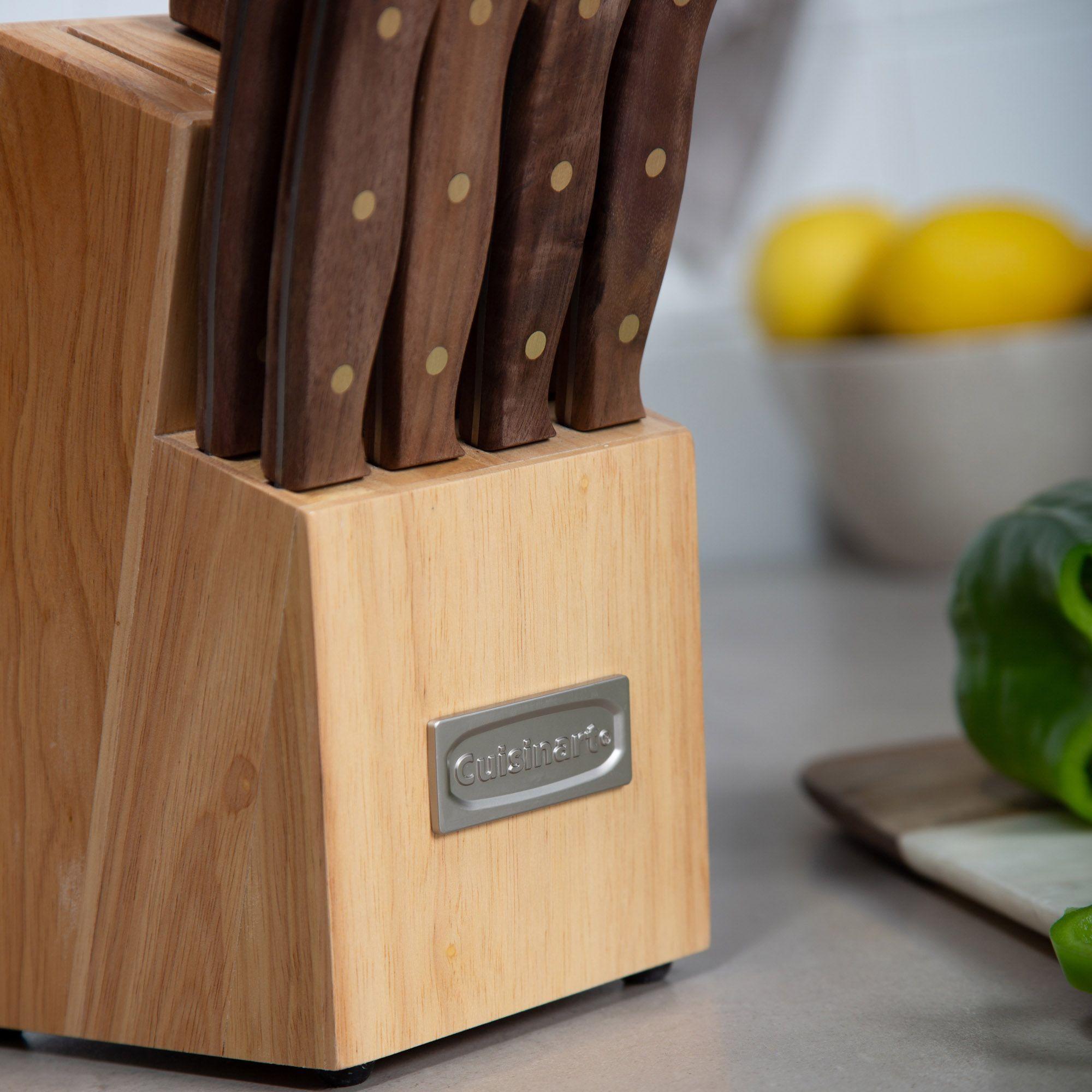 Taco de Cuchillos Cuisinart Triple Rivet Walnut 14P-5