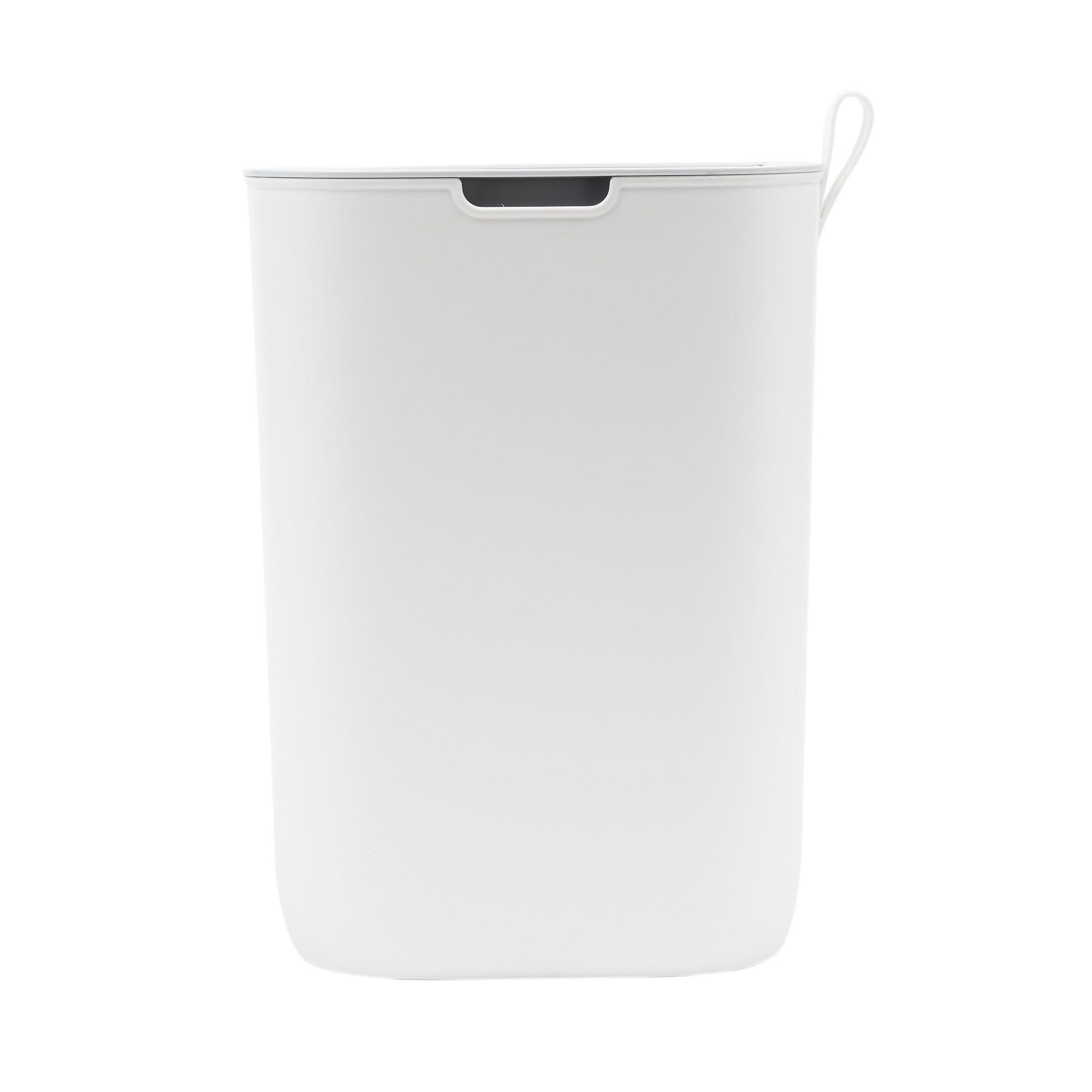 Basurero Eko Moran blanco con sensor 12L-0