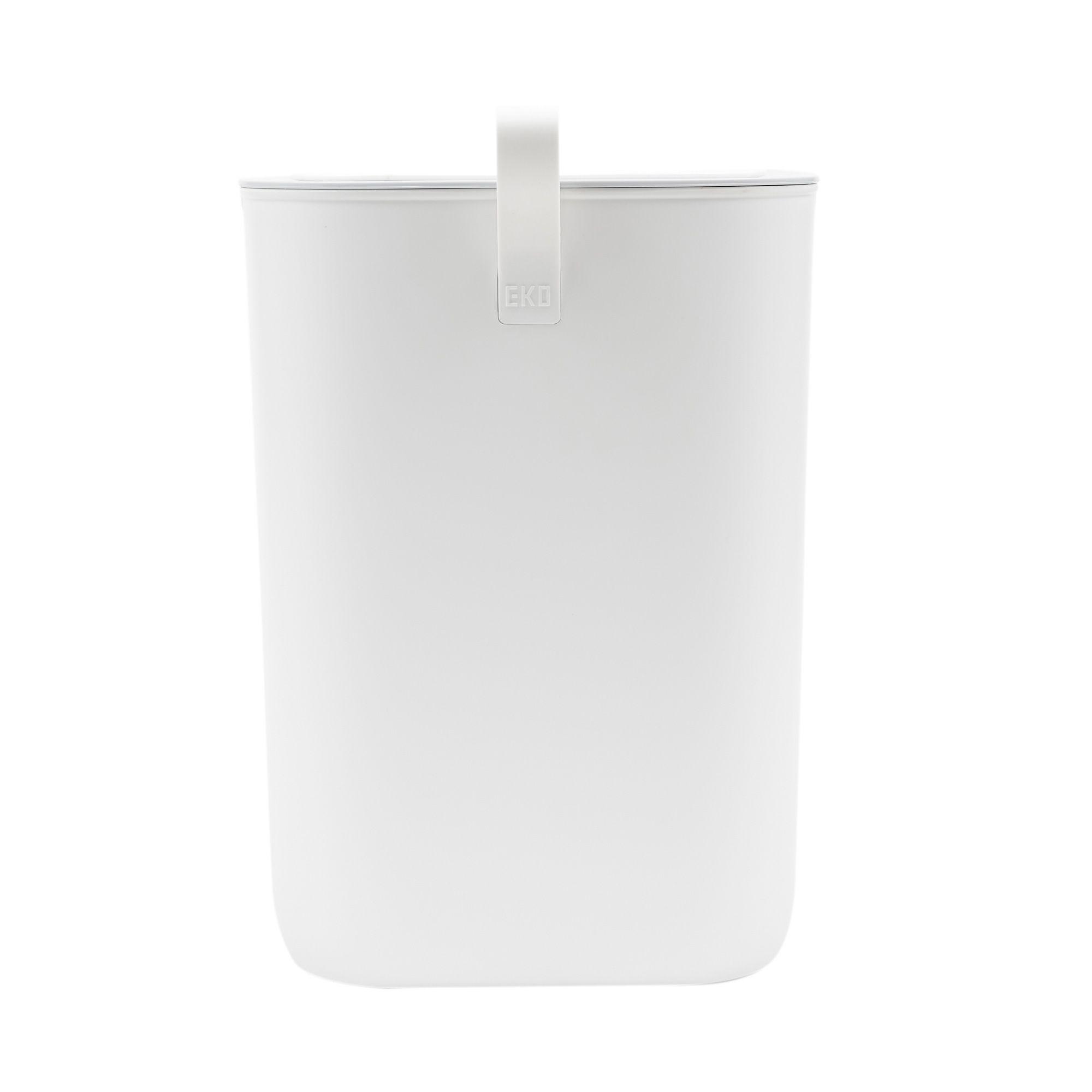 Basurero Eko Moran blanco con sensor 12L-1