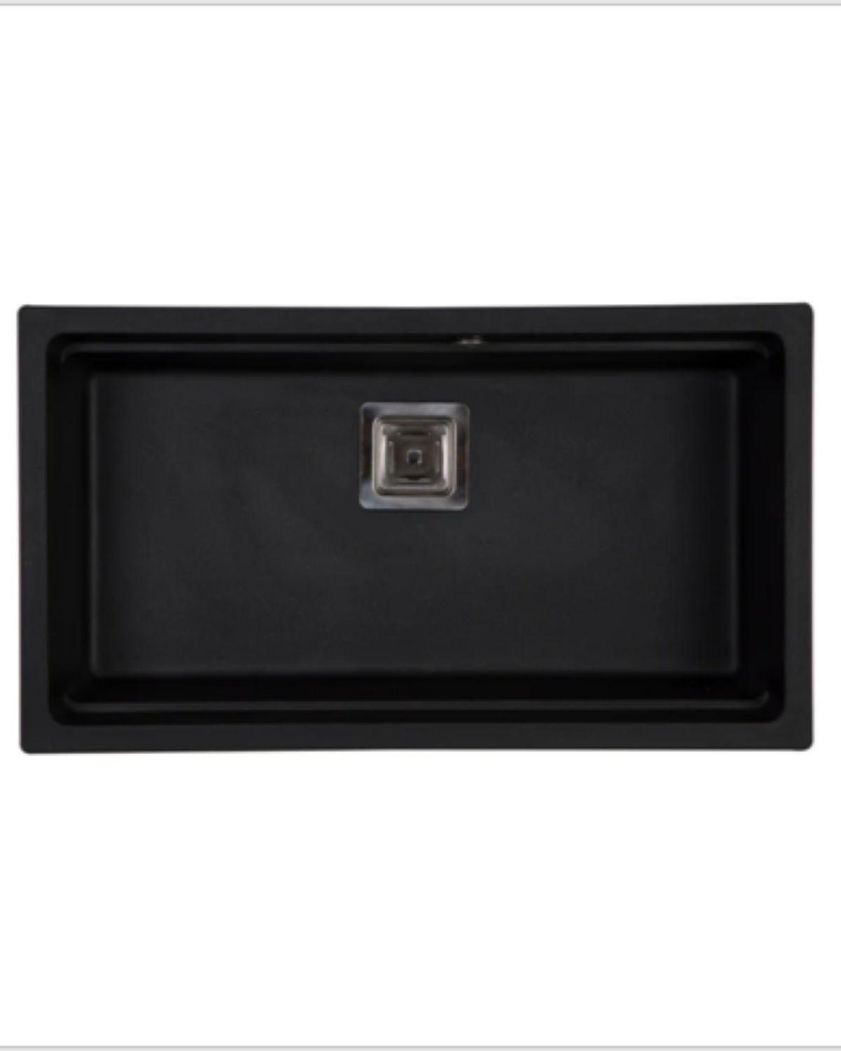 Lavaplatos Sobre Cubierta Deluxe Granito Negro FDV-0