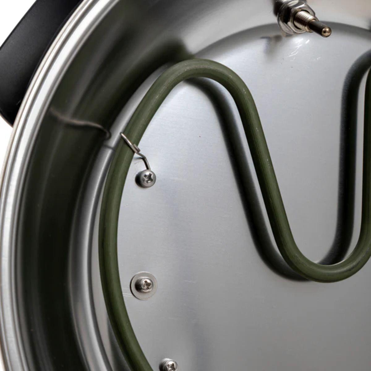 Horno Pizza Control Dual de Temperatura Nápoles Crema FDV-8