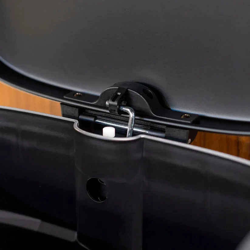 Basurero 30L con Pedal Negro Mate Simple Cook-4