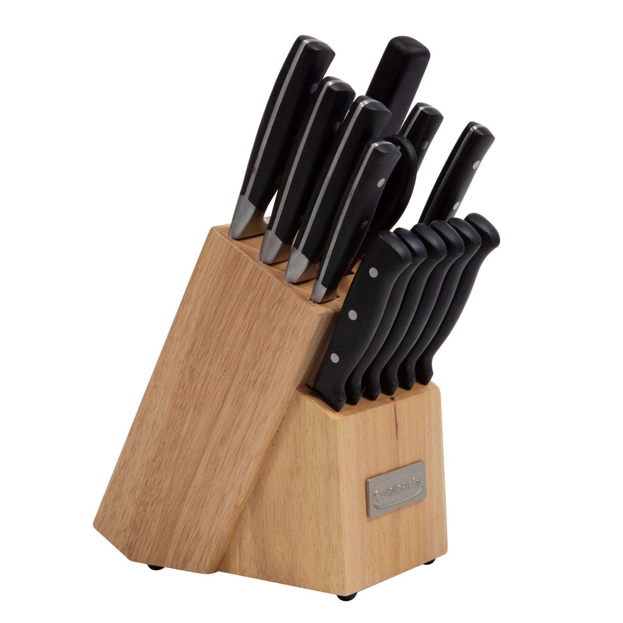Taco de Cuchillos Cuisinart Triple Rivet Black 15P-1