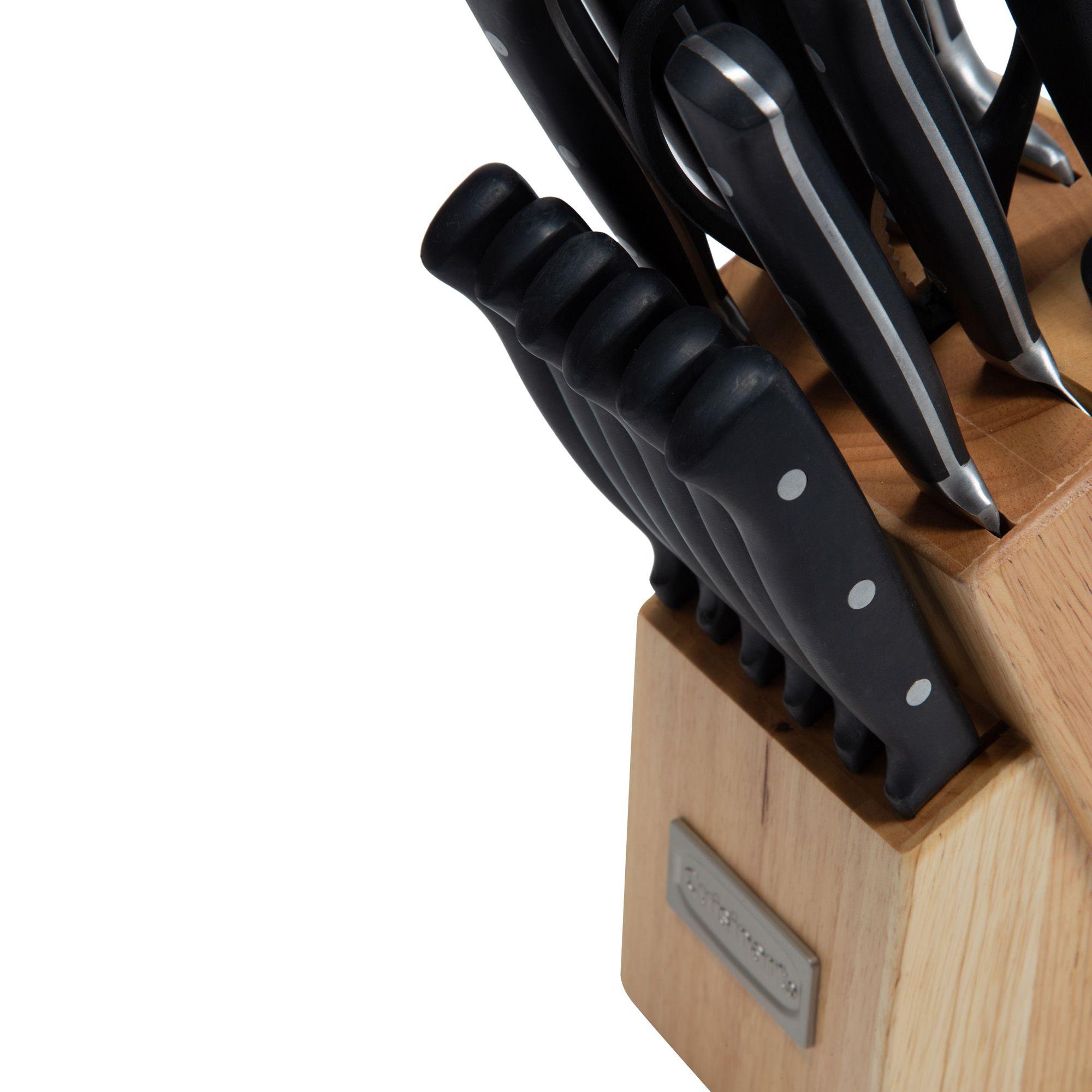 Taco de Cuchillos Cuisinart Triple Rivet Black 15P-3