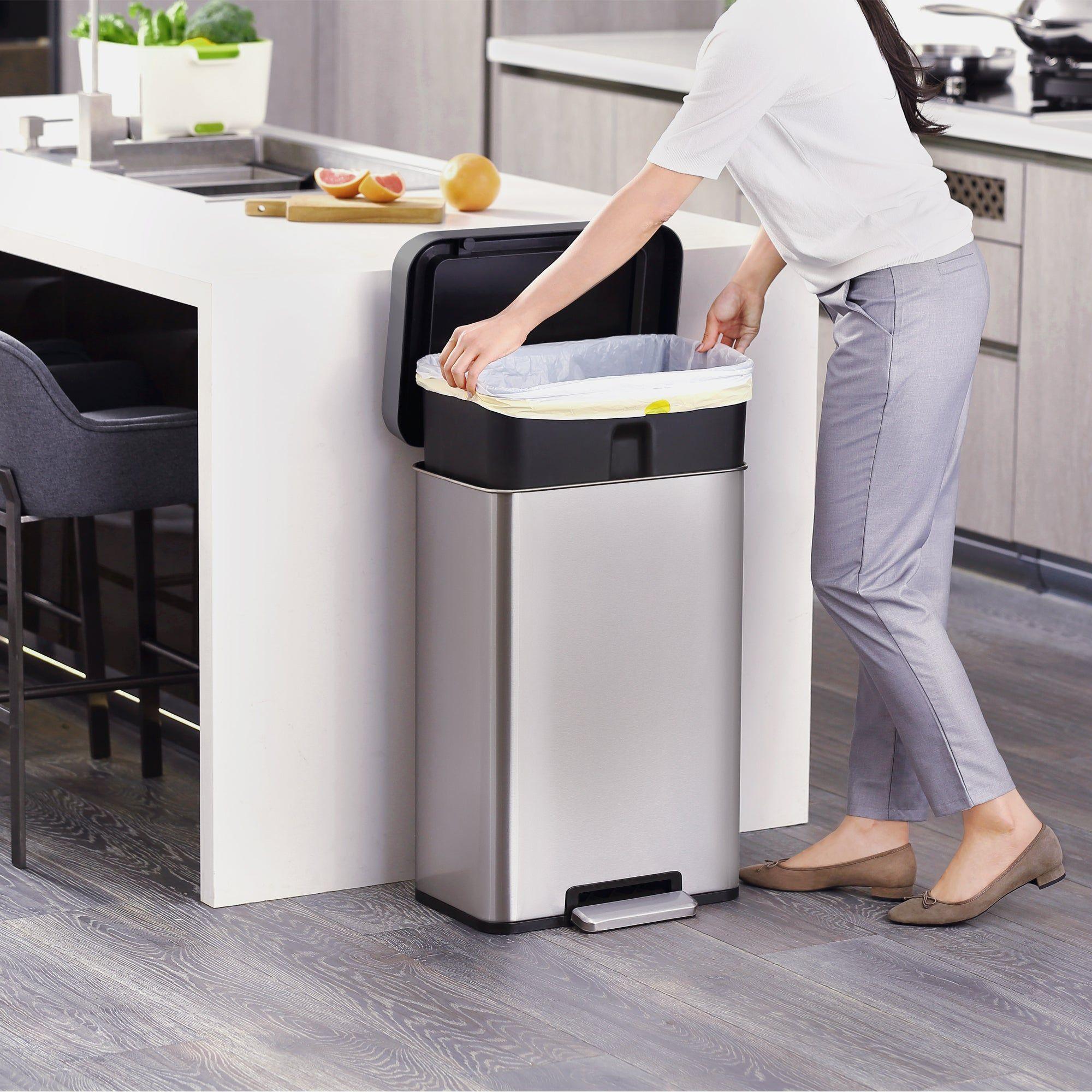 Basurero Eko Cozy Inox 45 Lts-4