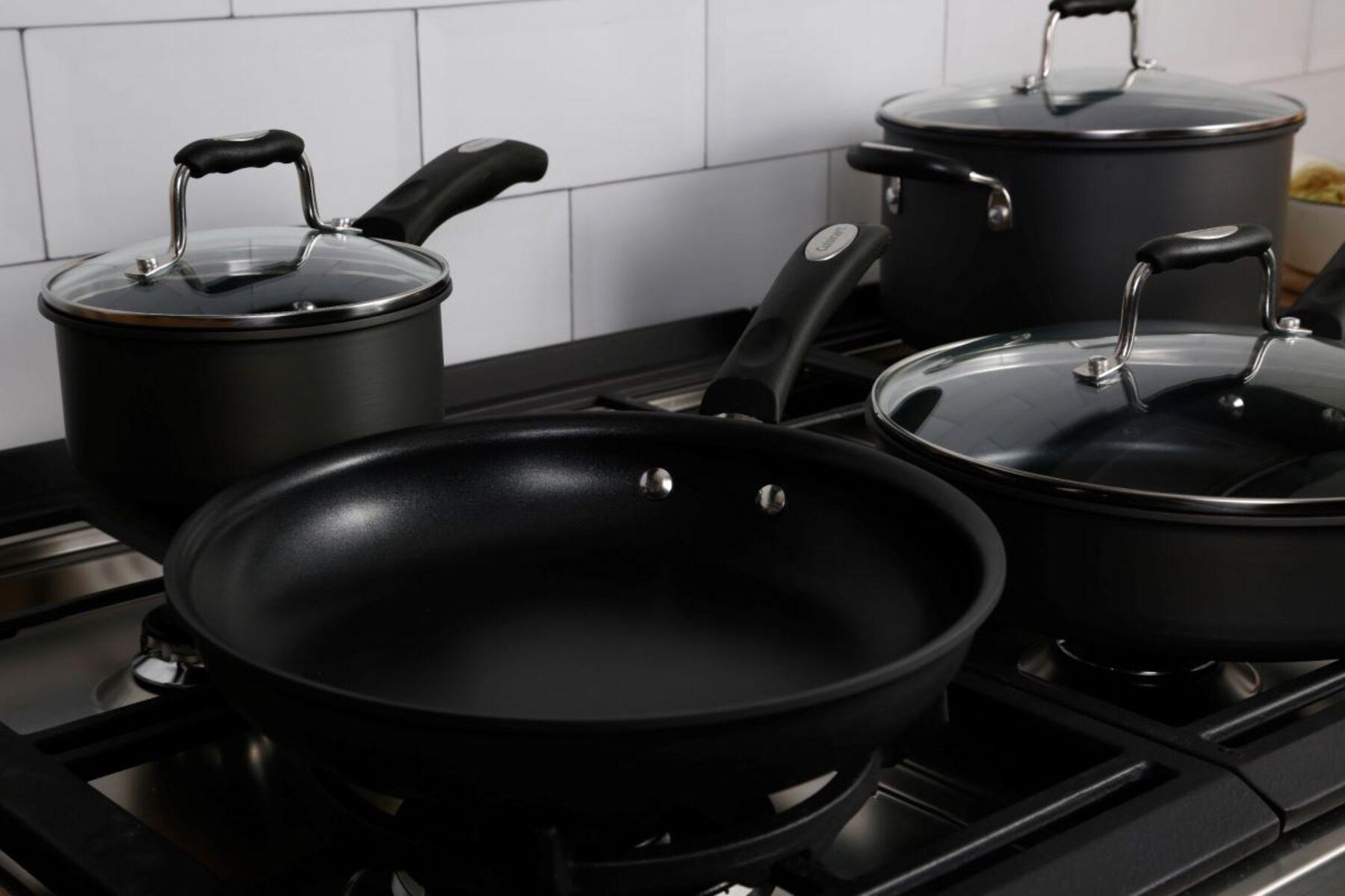 Bateria Cuisinart Classica Anodizado 7P Negra-6