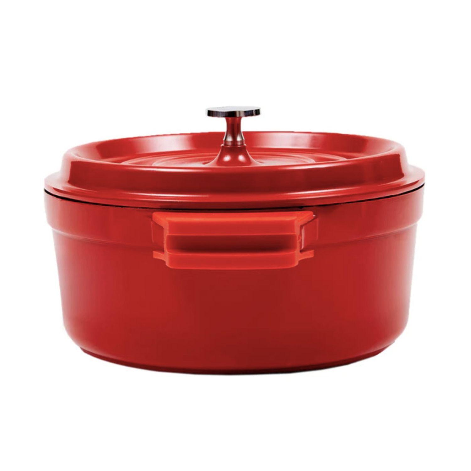 Olla aluminio fundido Simple Cook Alsacia Roja 4 lts-5