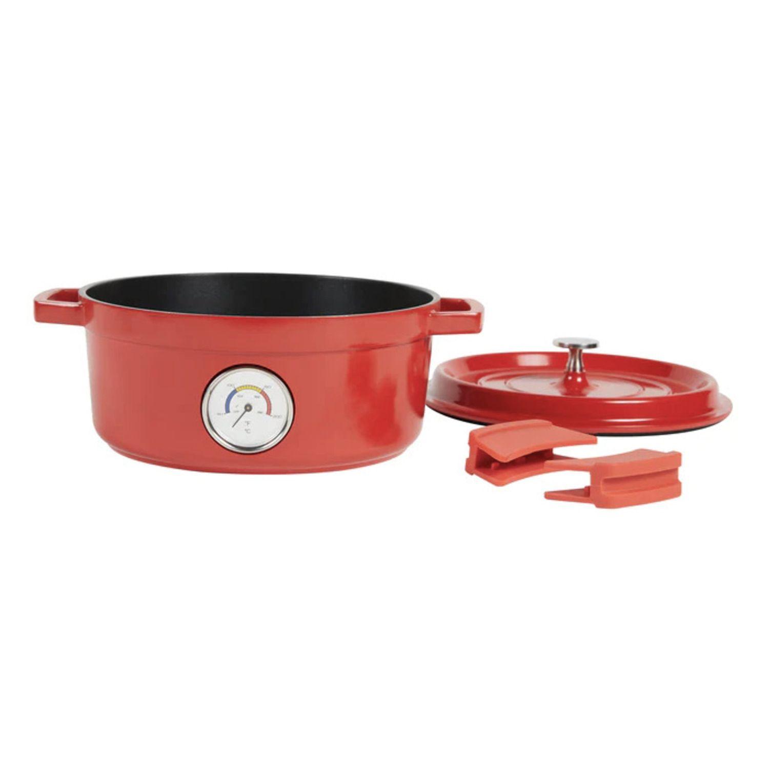 Olla aluminio fundido Simple Cook Alsacia Roja 4 lts-6