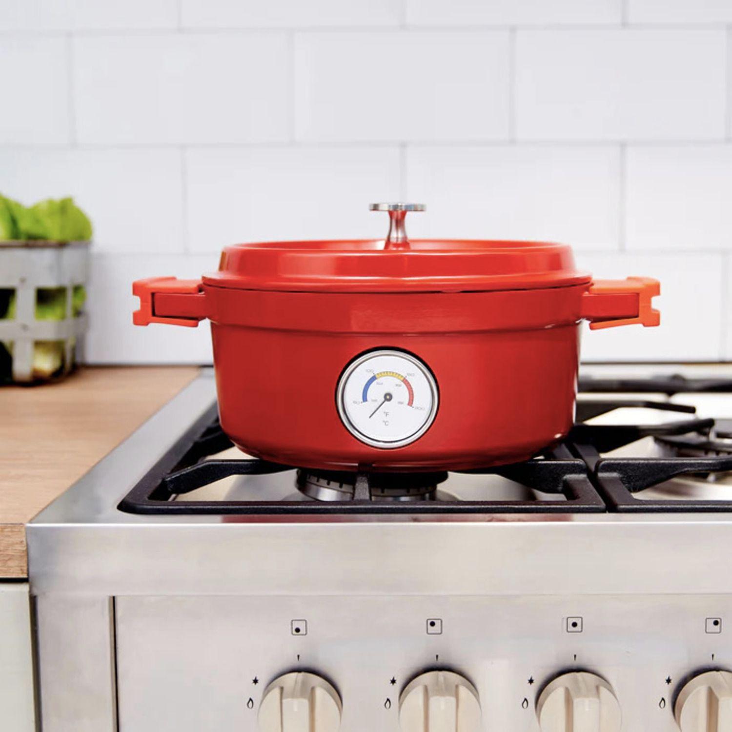Olla aluminio fundido Simple Cook Alsacia Roja 4 lts-7