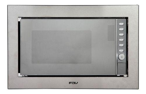 Microondas Empotrado Fdv Silver - 25 Litros C/marco Inox-0