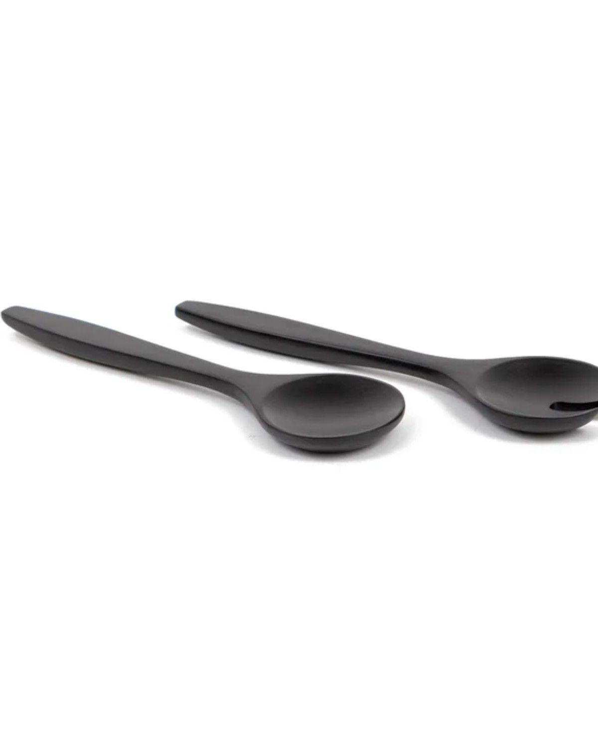 Set para servir 2 pcs Madera negra Coquinaria-6
