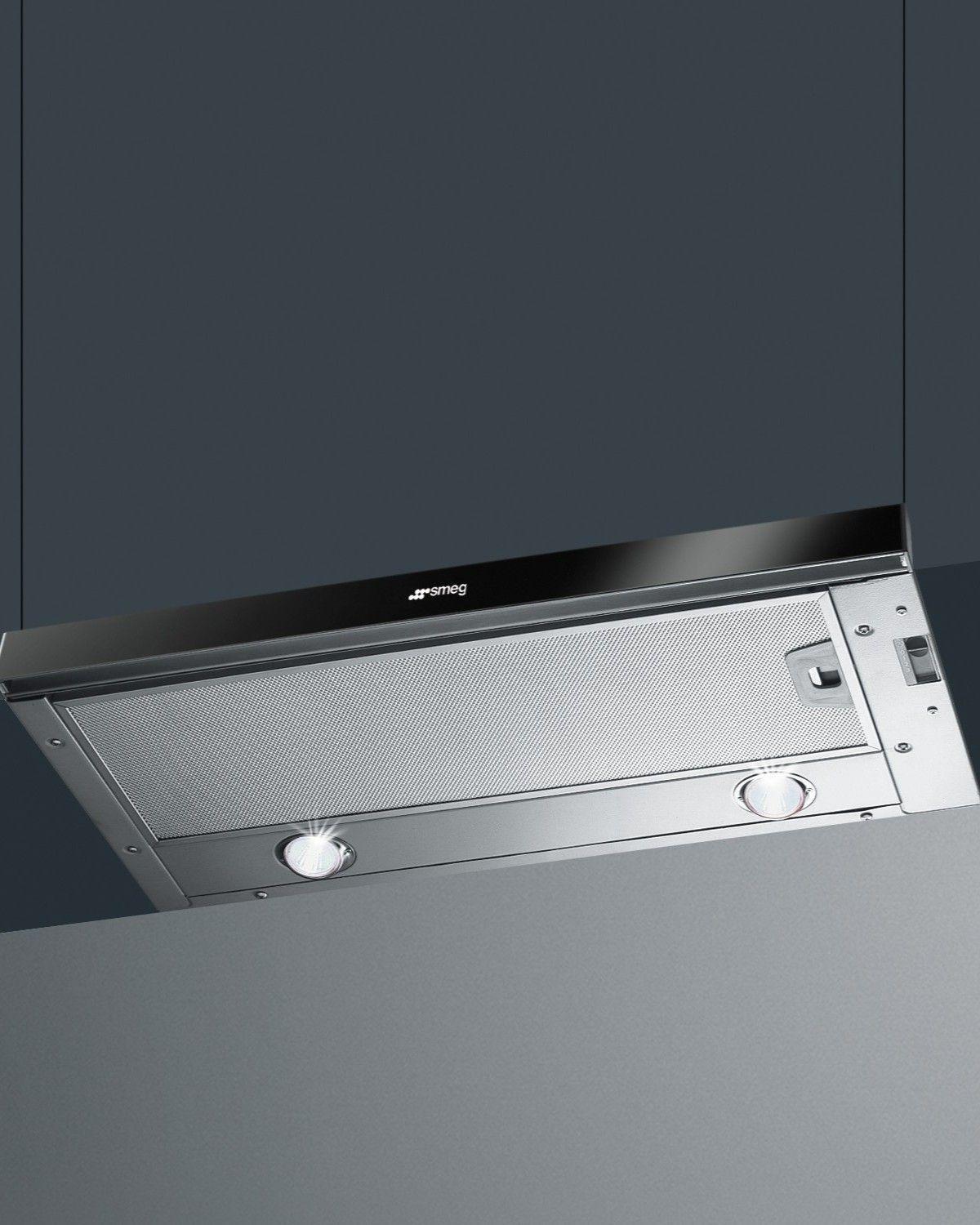 Campana Extraíble Smeg Black 60 cm 620 m3/h-4