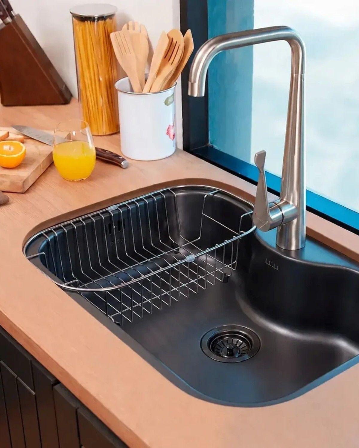 Lavaplatos Bajo Cubierta Acero Inox Aqua Nano Black FDV-1