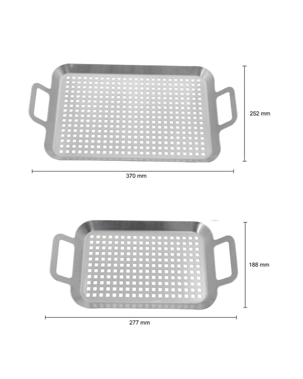 Set Plancha de verduras para parrilla Simple Cook-2
