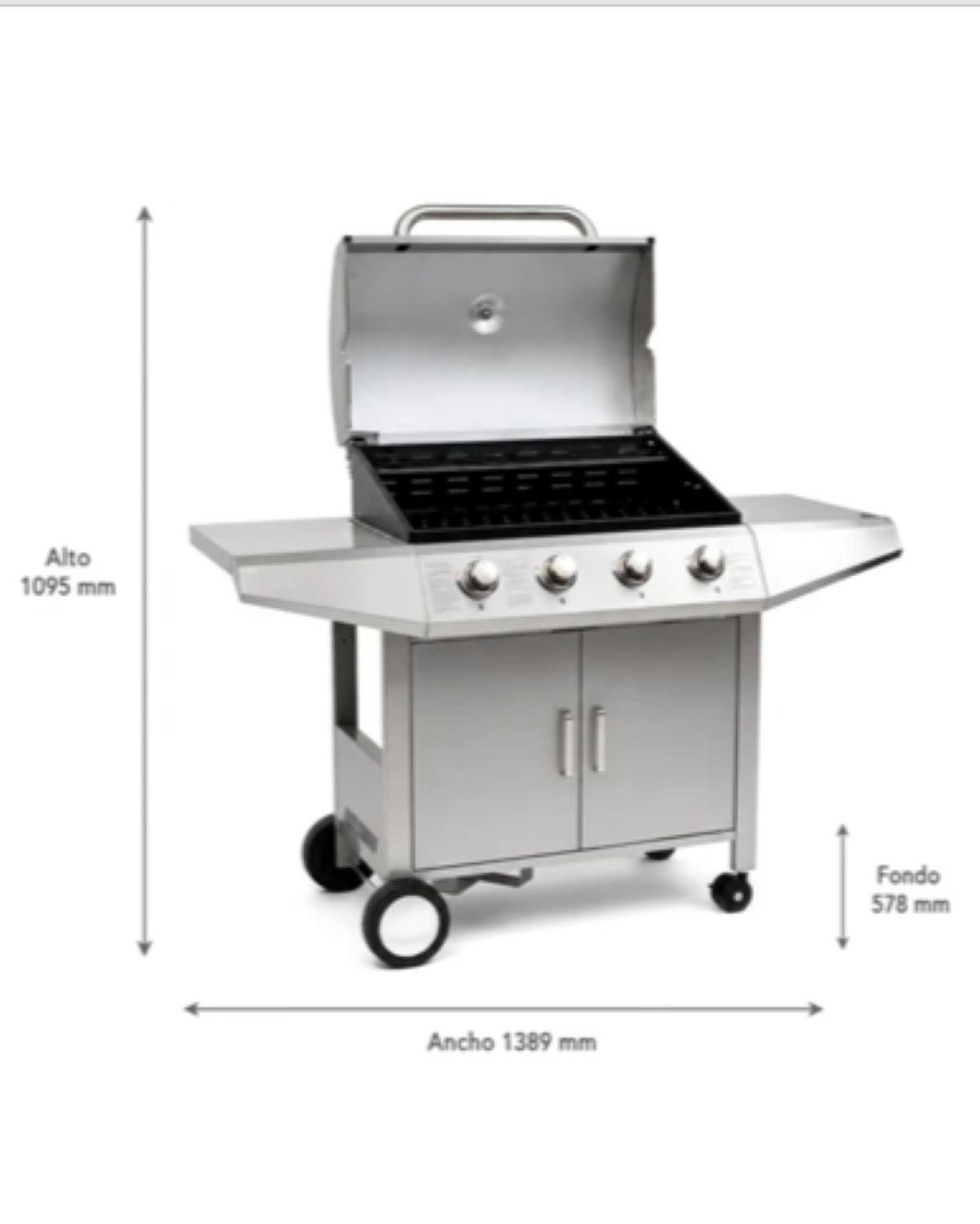 Parrilla gas FDV Essence 4Q-2