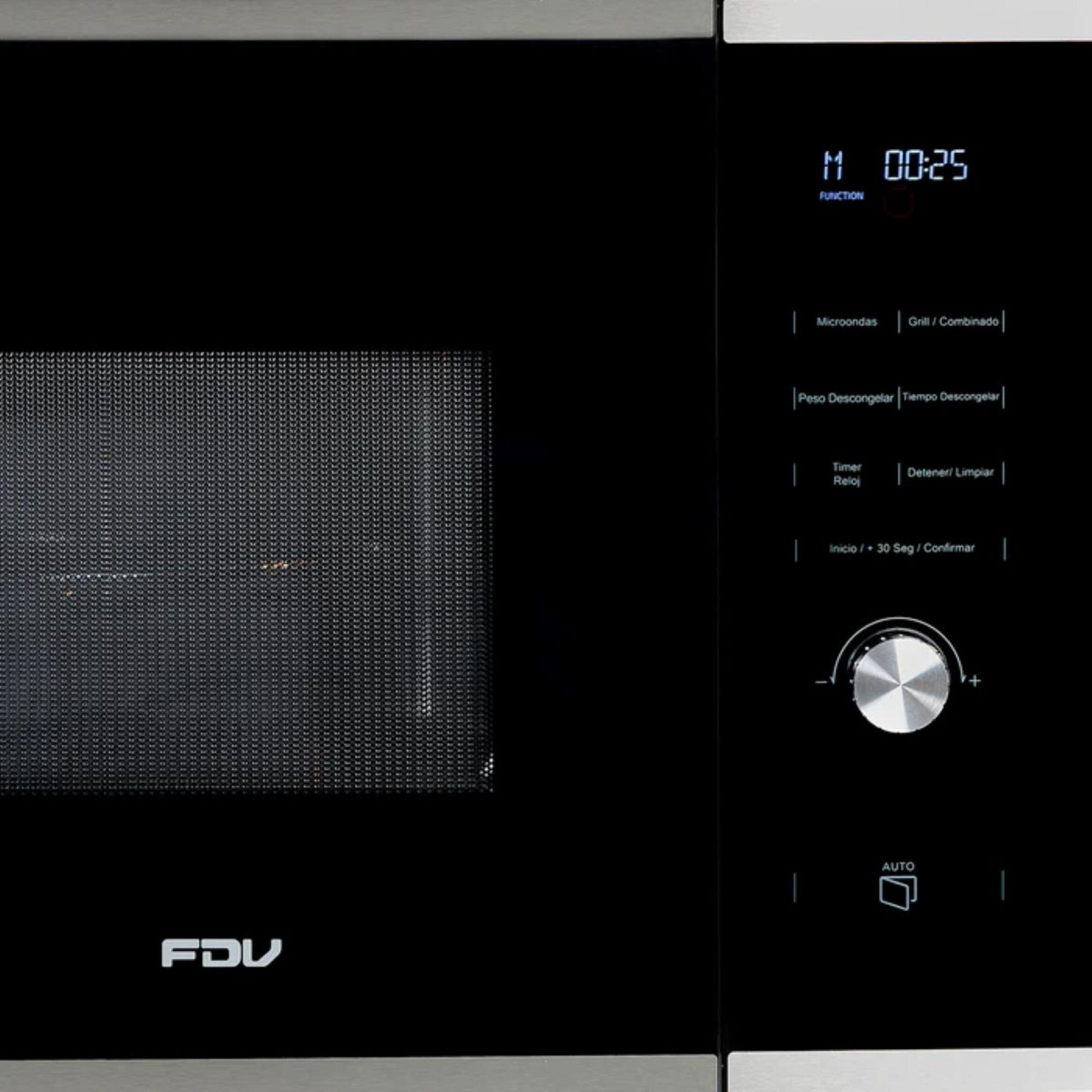 Microondas Empotrado Fdv Deluxe Black Pro - 25 Litros-2