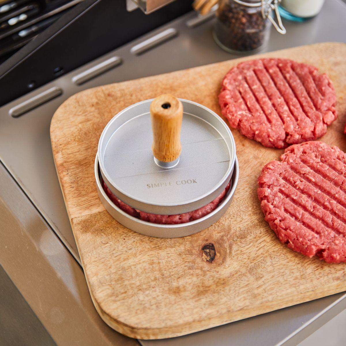 Molde Prensador de Hamburguesas Simple Cook Smokky-4