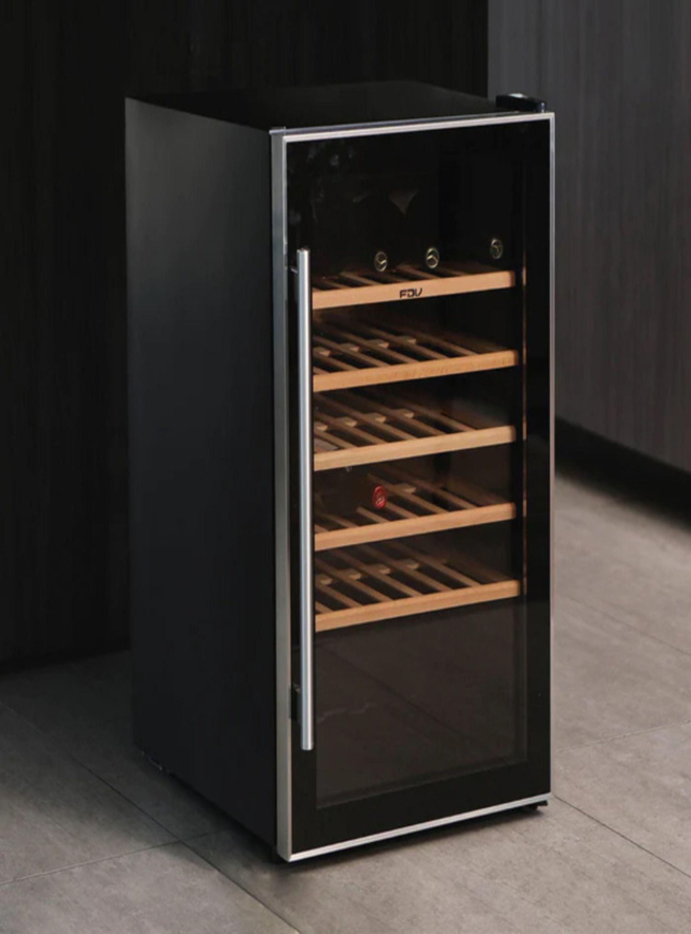 Enfriador De Vinos Fdv Black - Capacidad 56 Botellas-3