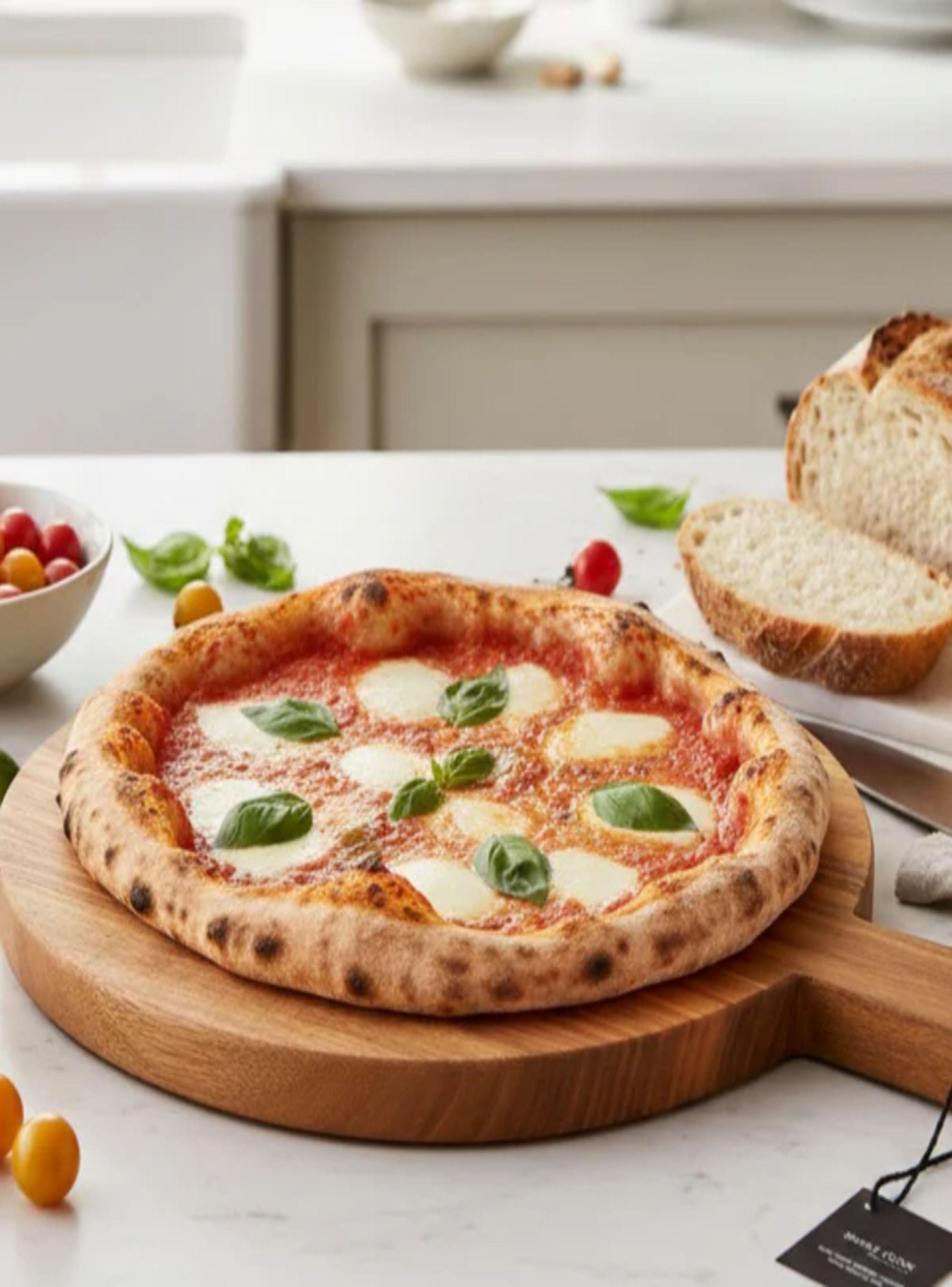 Tabla Pizza Madera Acacia 43 cms Simple Cook-2