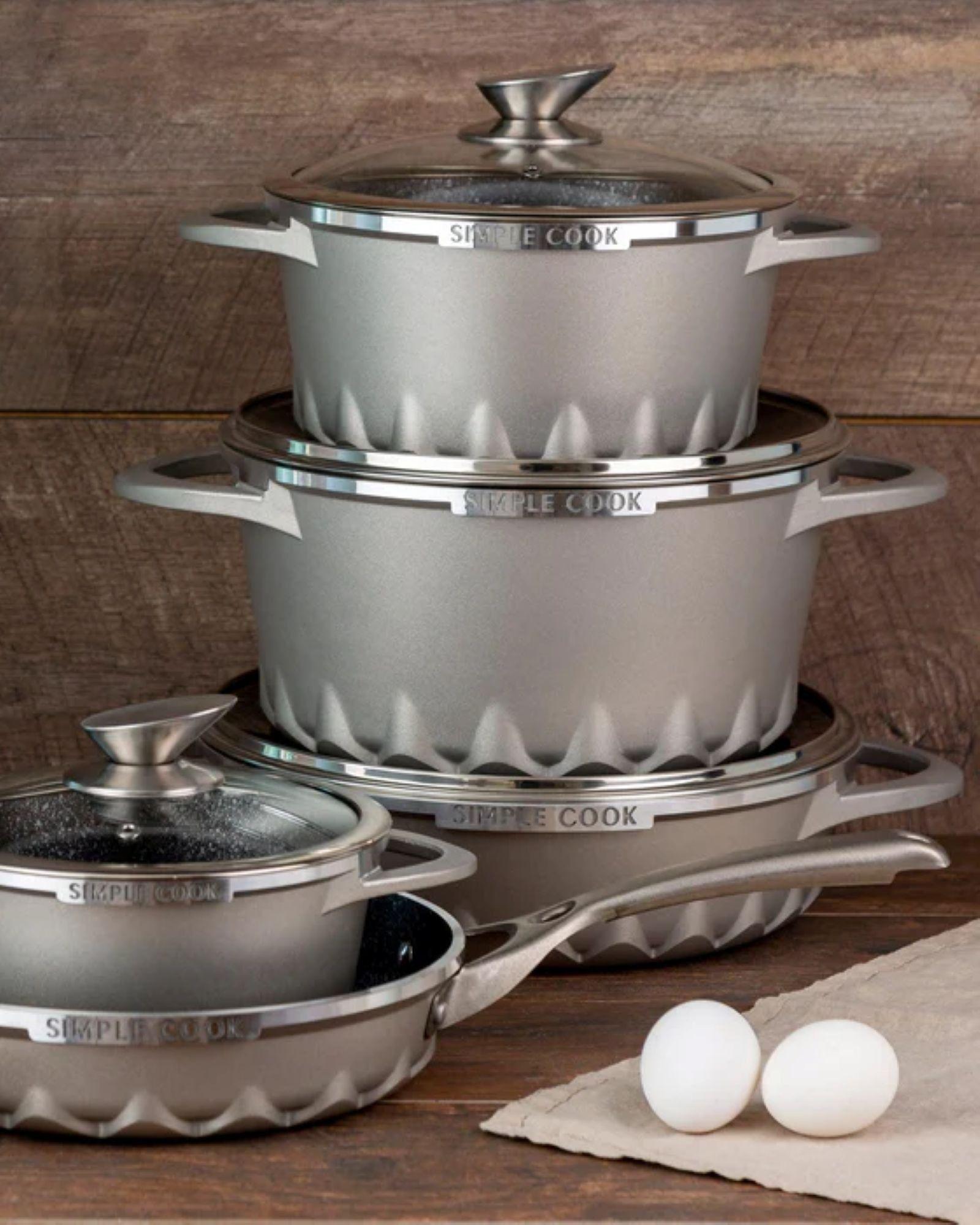Bateria Simple Cook Mont Blanc 9 pzs-1