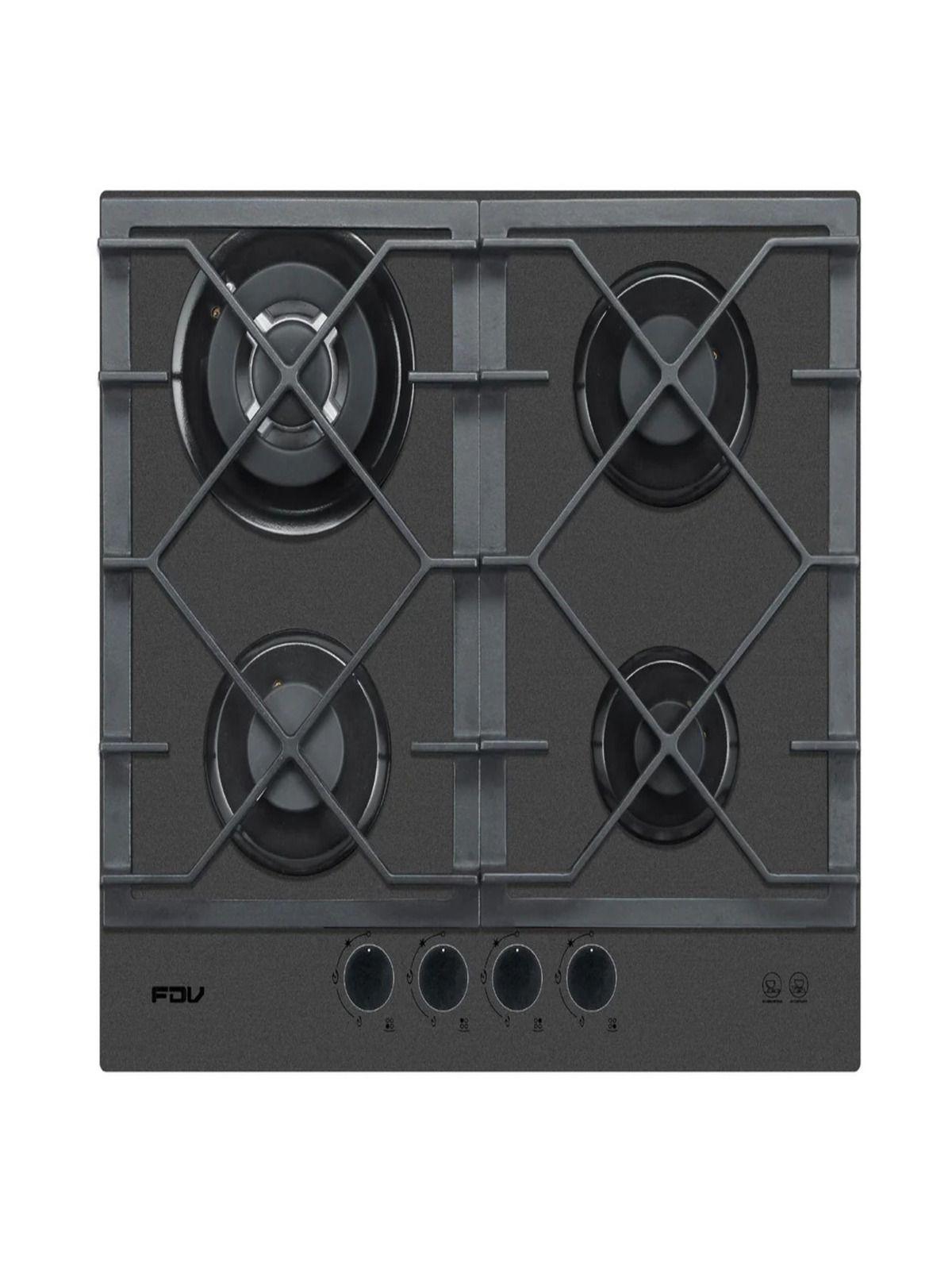 Encimera a Gas Nat Signature 4 Quemadores Black Matt  FDV-0