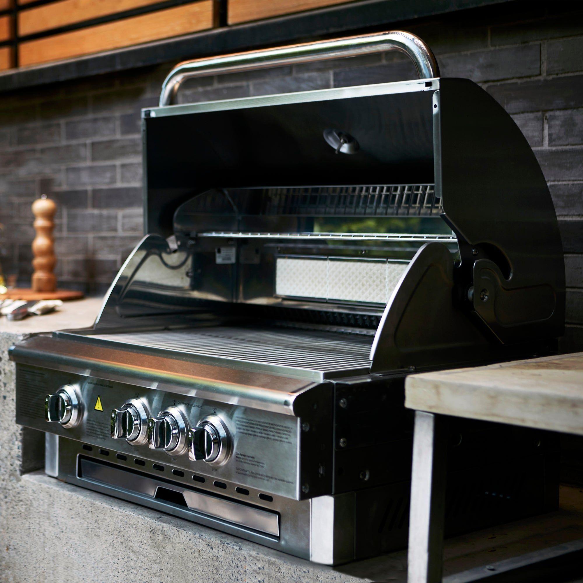 Parrilla Empotrada A Gas Licuado Fdv Deluxe 3 Quemadores -5