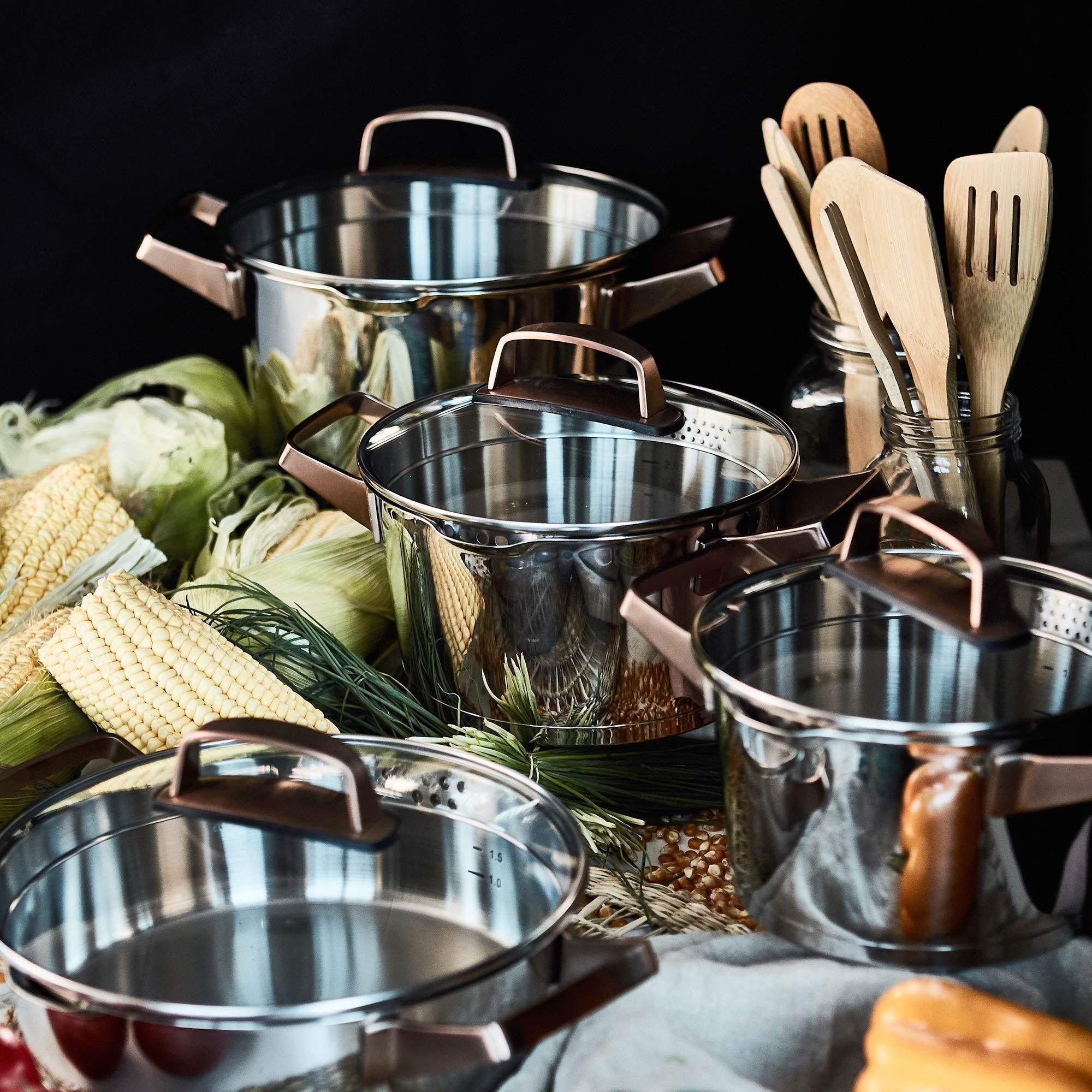 Bateria Simple Cook Niza cobre 8 pzs-2