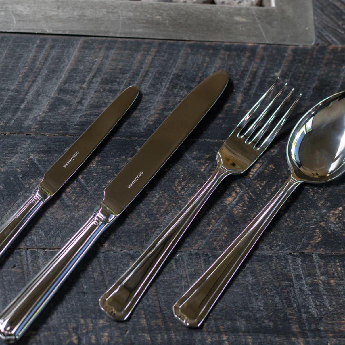 Set de Cuchilleria Oxford 6 Personas 42pzs Silver Mirror finish Coquinaria-5