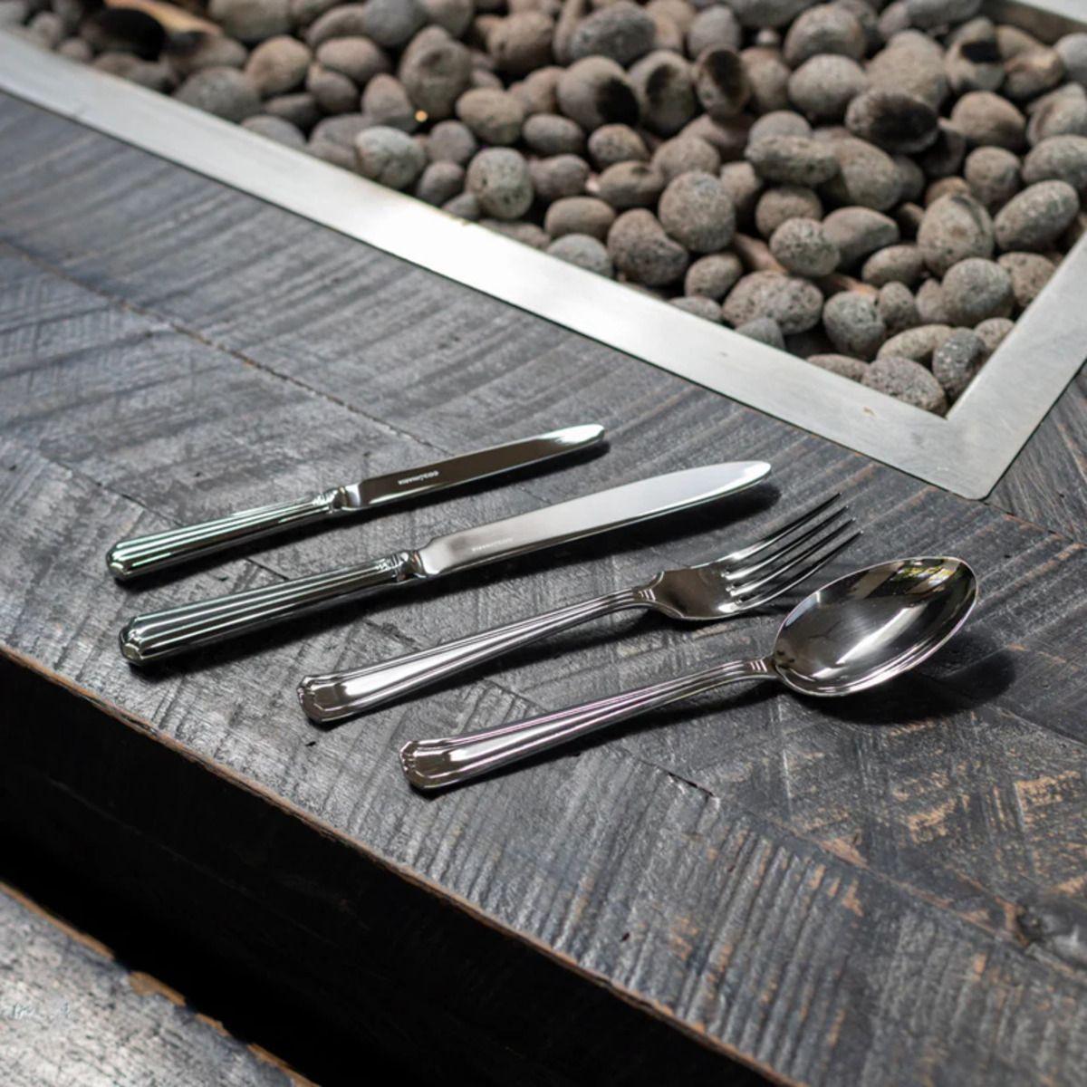 Set de Cuchilleria Oxford 6 Personas 42pzs Silver Mirror finish Coquinaria-7