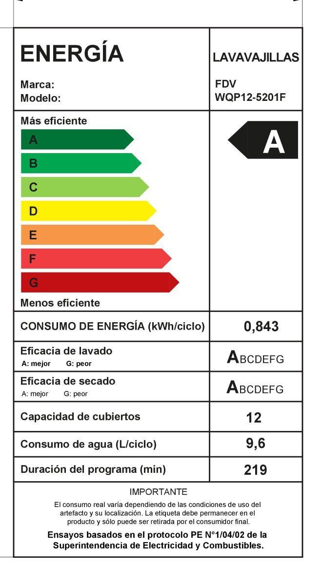 Lavavajillas FDV Active FS 12 Cubiertos Color Silver-6