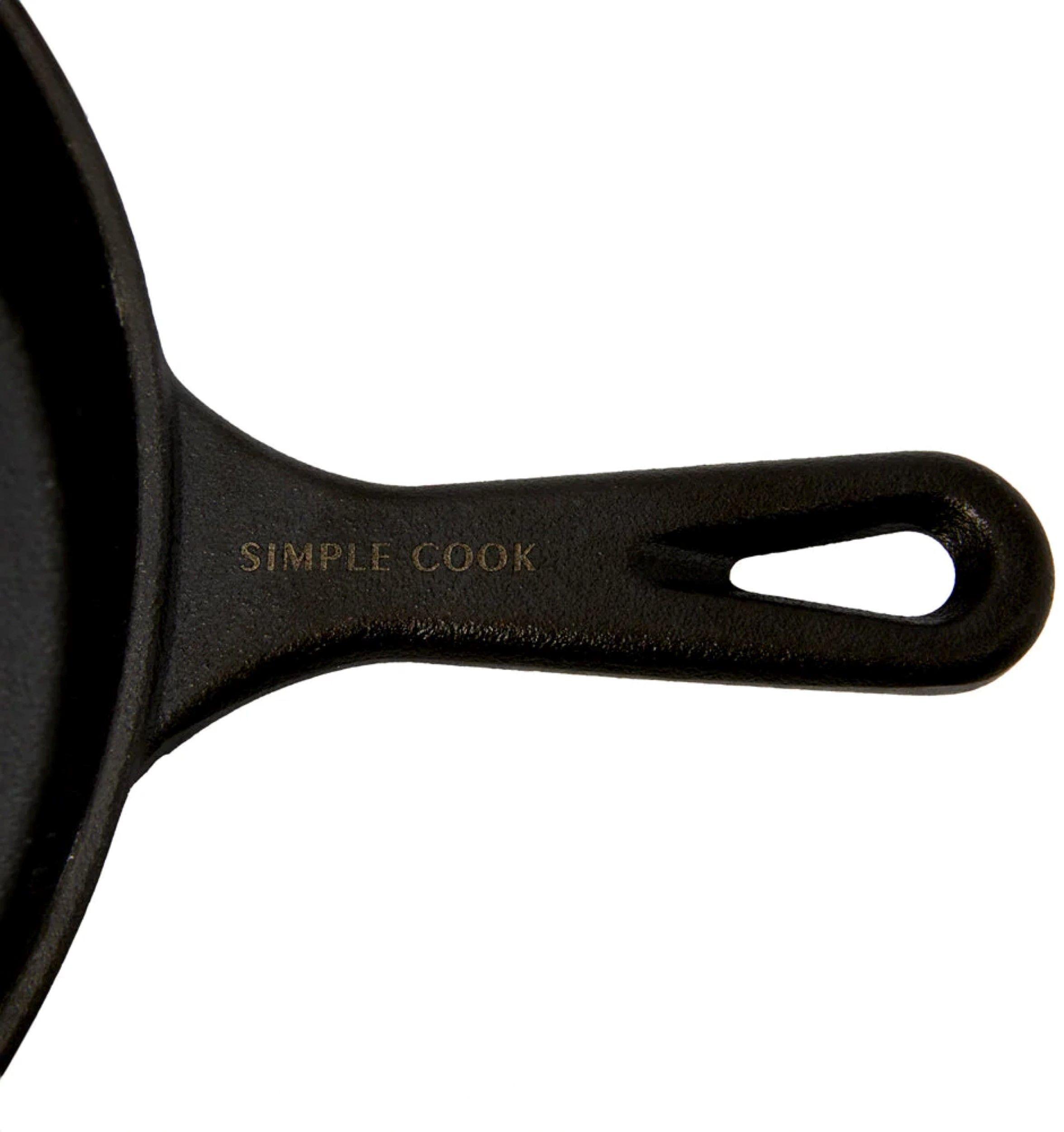 Sartén Ferro de Hierro 30 cm Simple Cook-3