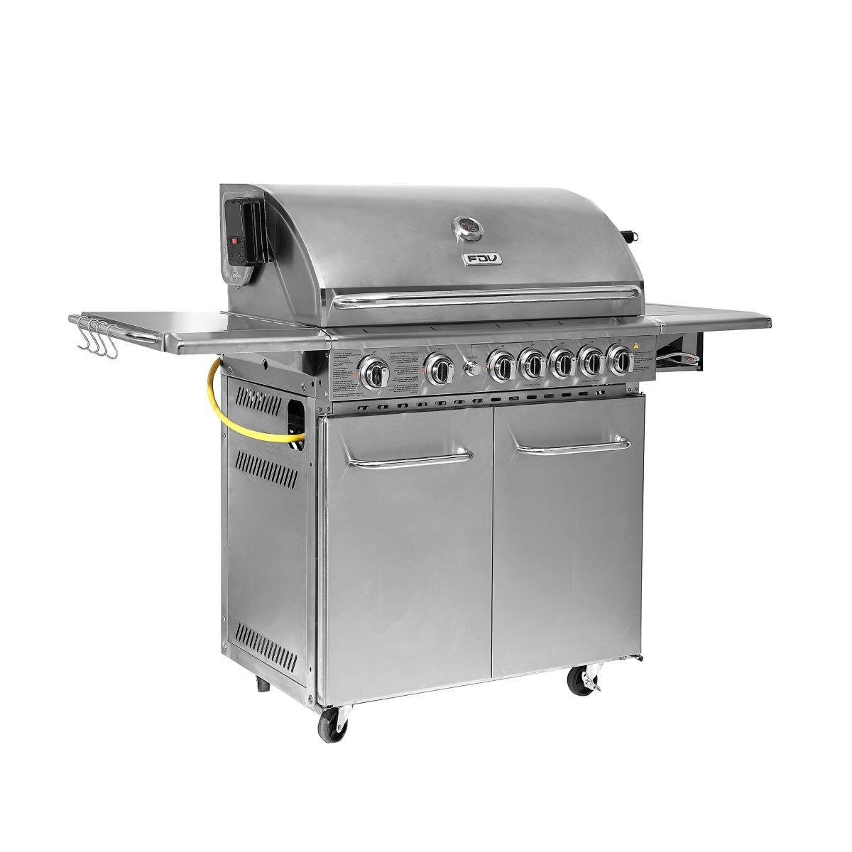 Parrilla A Gas Licuado Fdv Smart 7 Quemadores-2
