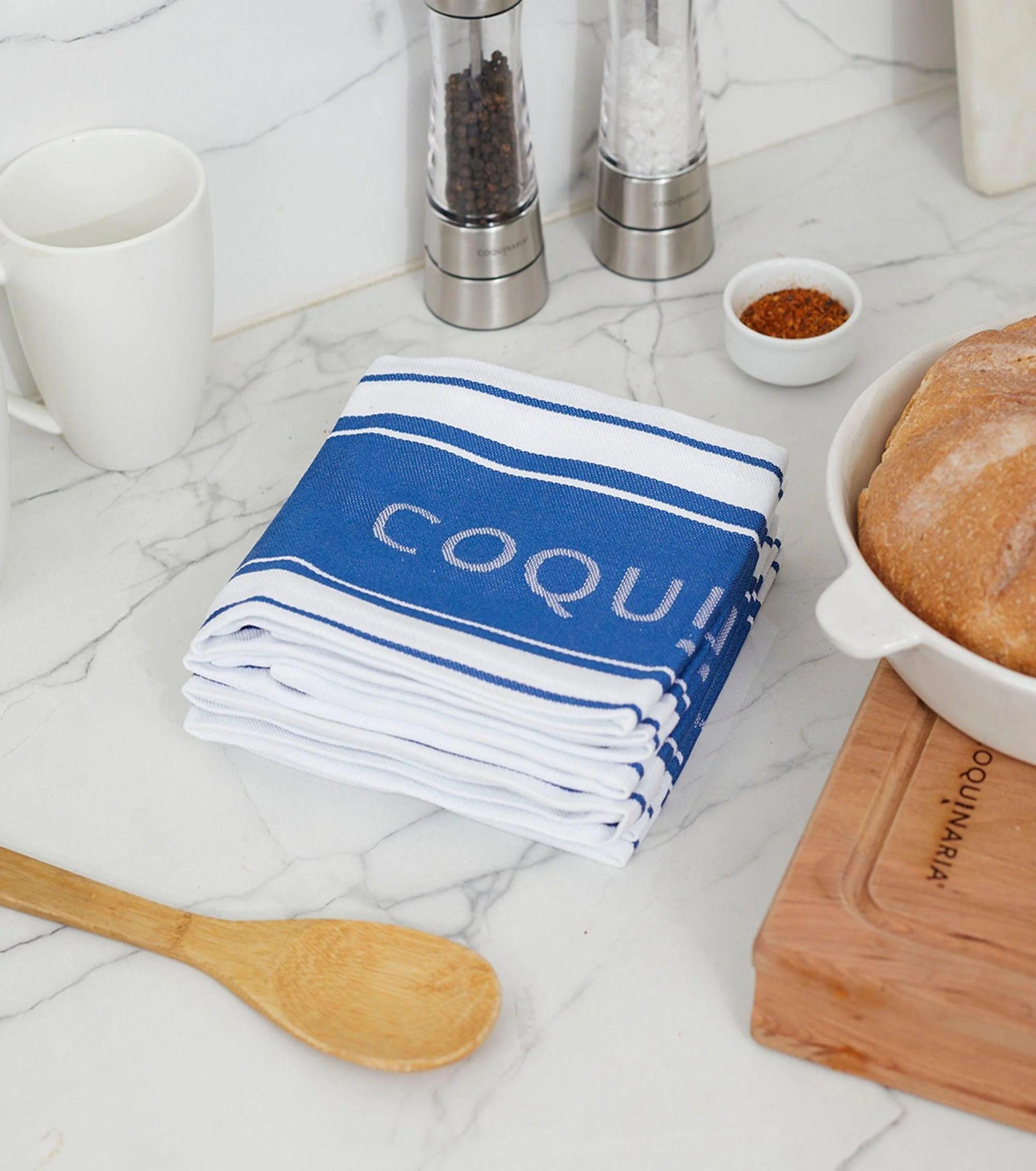 Set 4 Paños de Cocina Azules Coquinaria-3