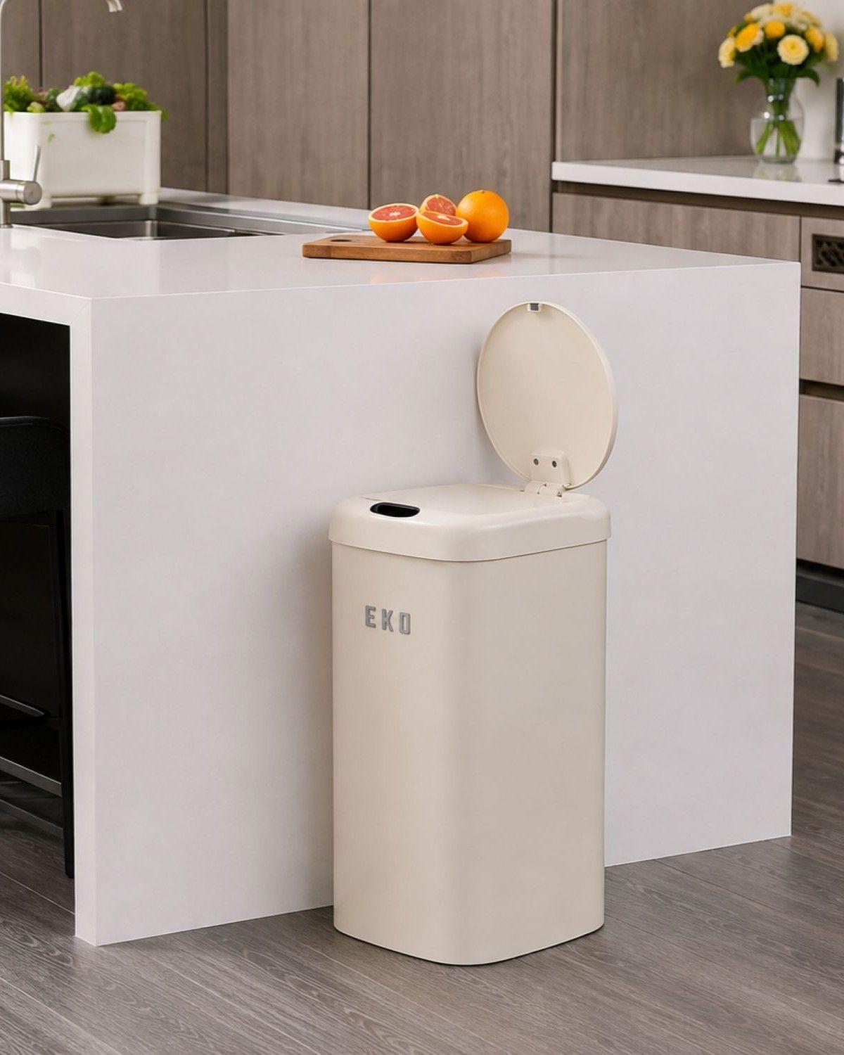 Basurero Vintage Sensor Bin EKO 28L-1