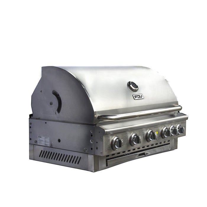 Parrilla Empotrada A Gas Licuado Fdv Deluxe 5 Quemadores-1
