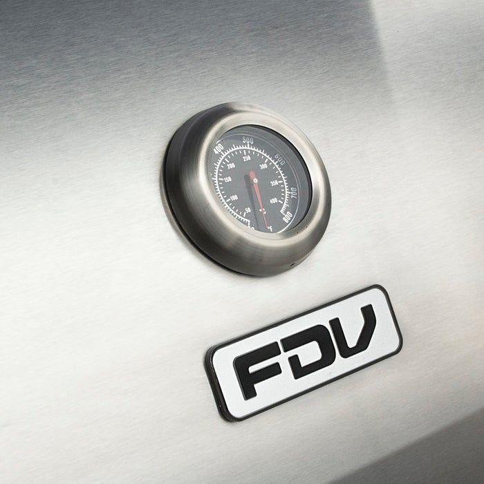 Parrilla Empotrada A Gas Licuado Fdv Deluxe 5 Quemadores-5