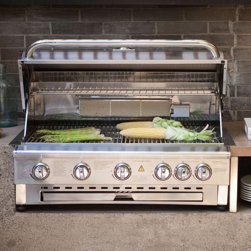 Parrilla Empotrada A Gas Licuado Fdv Deluxe 5 Quemadores-6