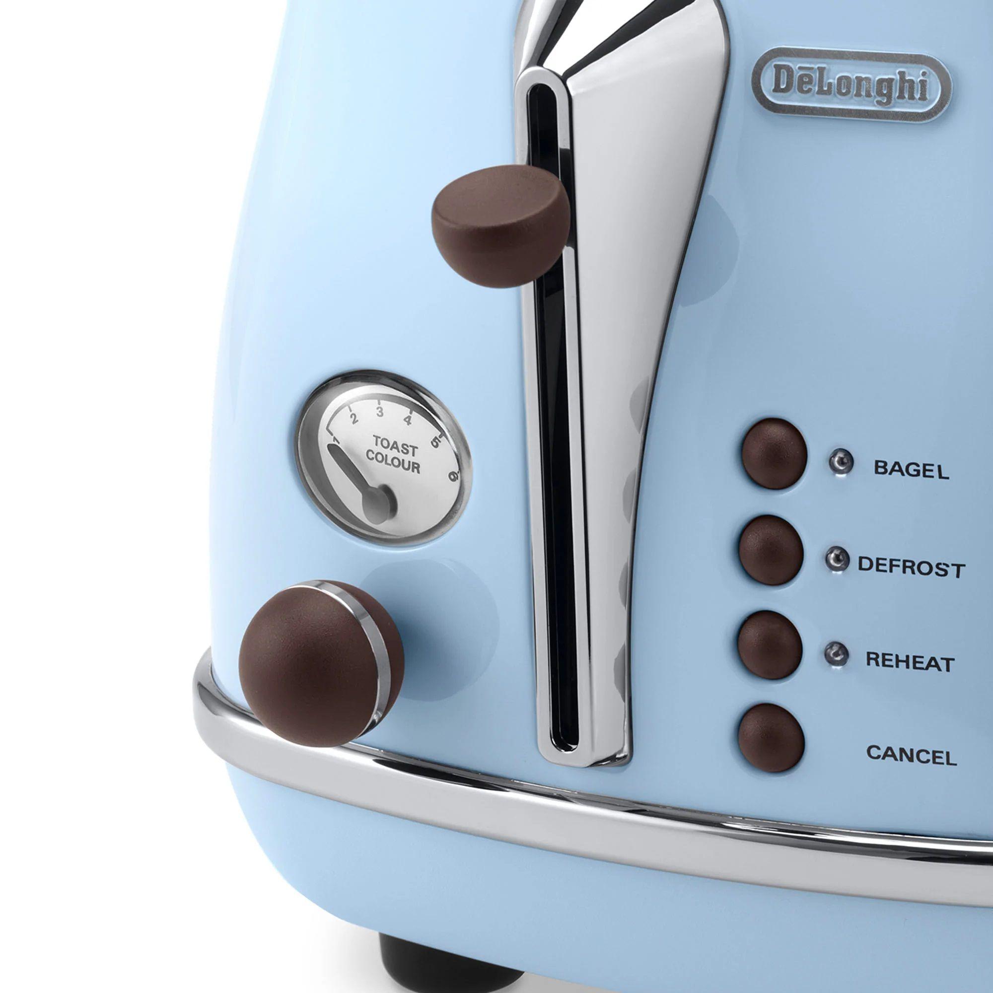 Tostador De Longhi Icona Vintage Azul CTOV2103.AZ-2