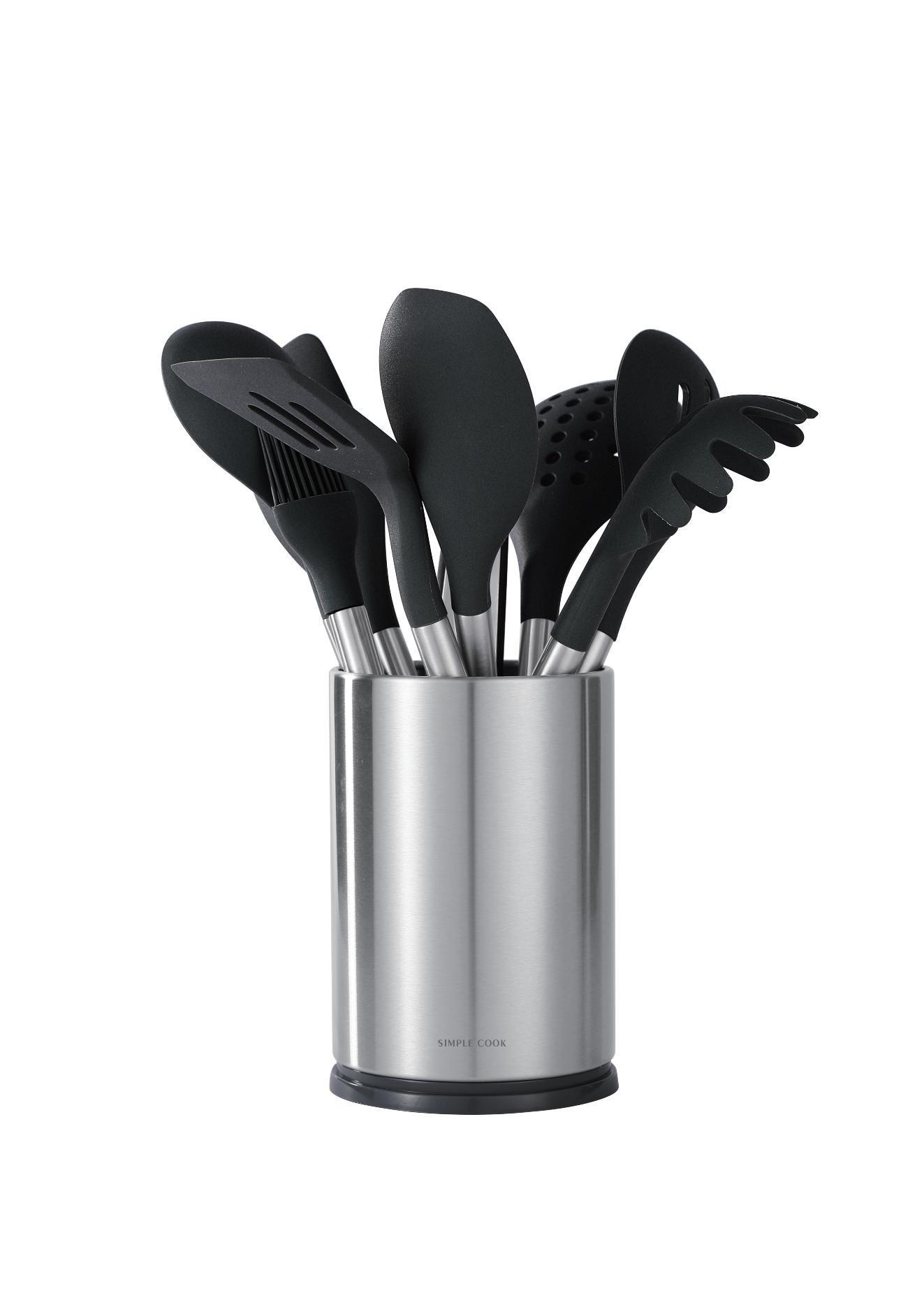 Set de Utensilios Cuisine Negro 10pzs Simple Cook-0