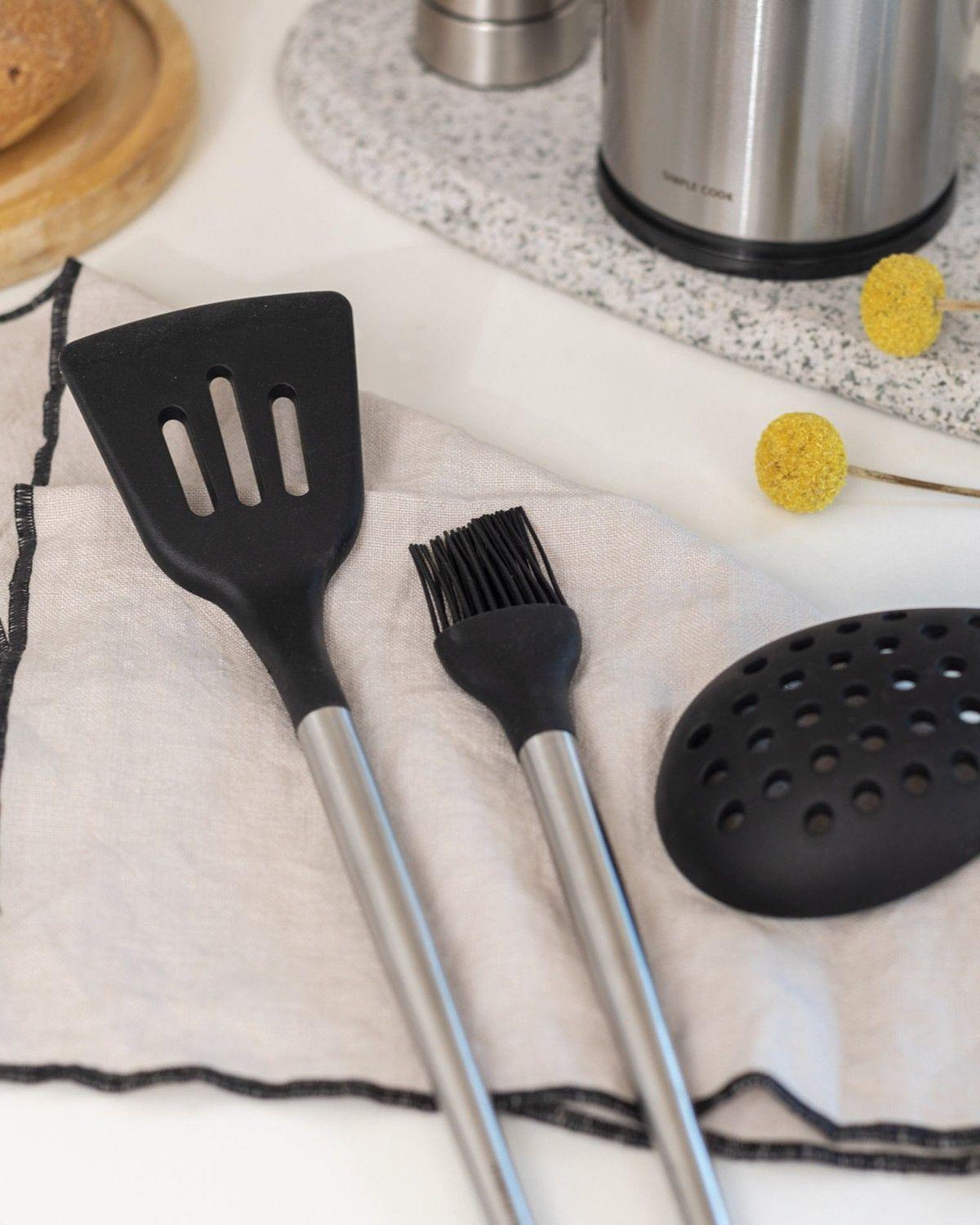 Set de Utensilios Cuisine Negro 10pzs Simple Cook-4