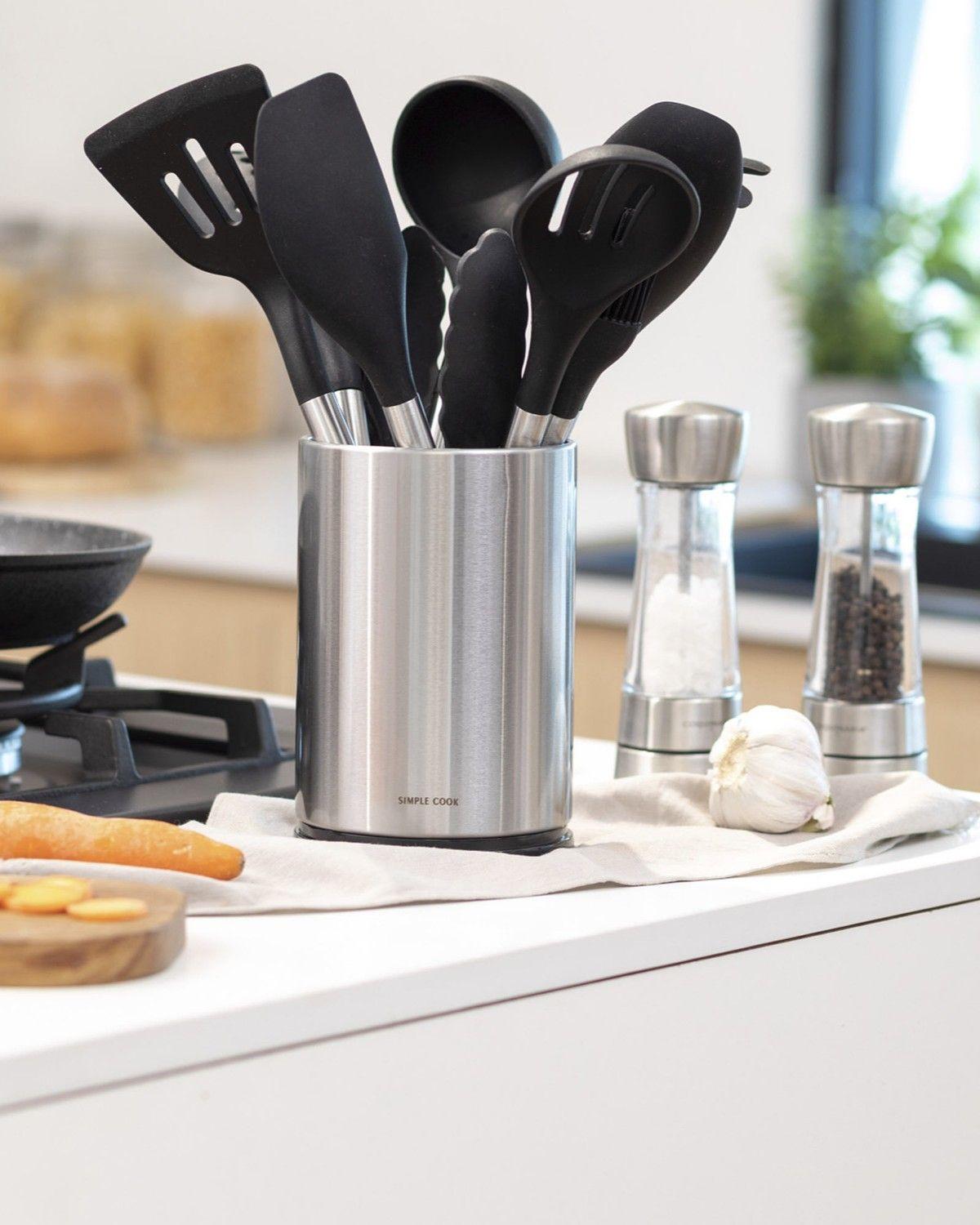 Set de Utensilios Cuisine Negro 10pzs Simple Cook-6