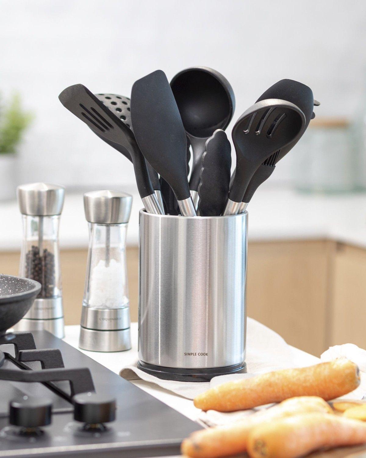 Set de Utensilios Cuisine Negro 10pzs Simple Cook-7
