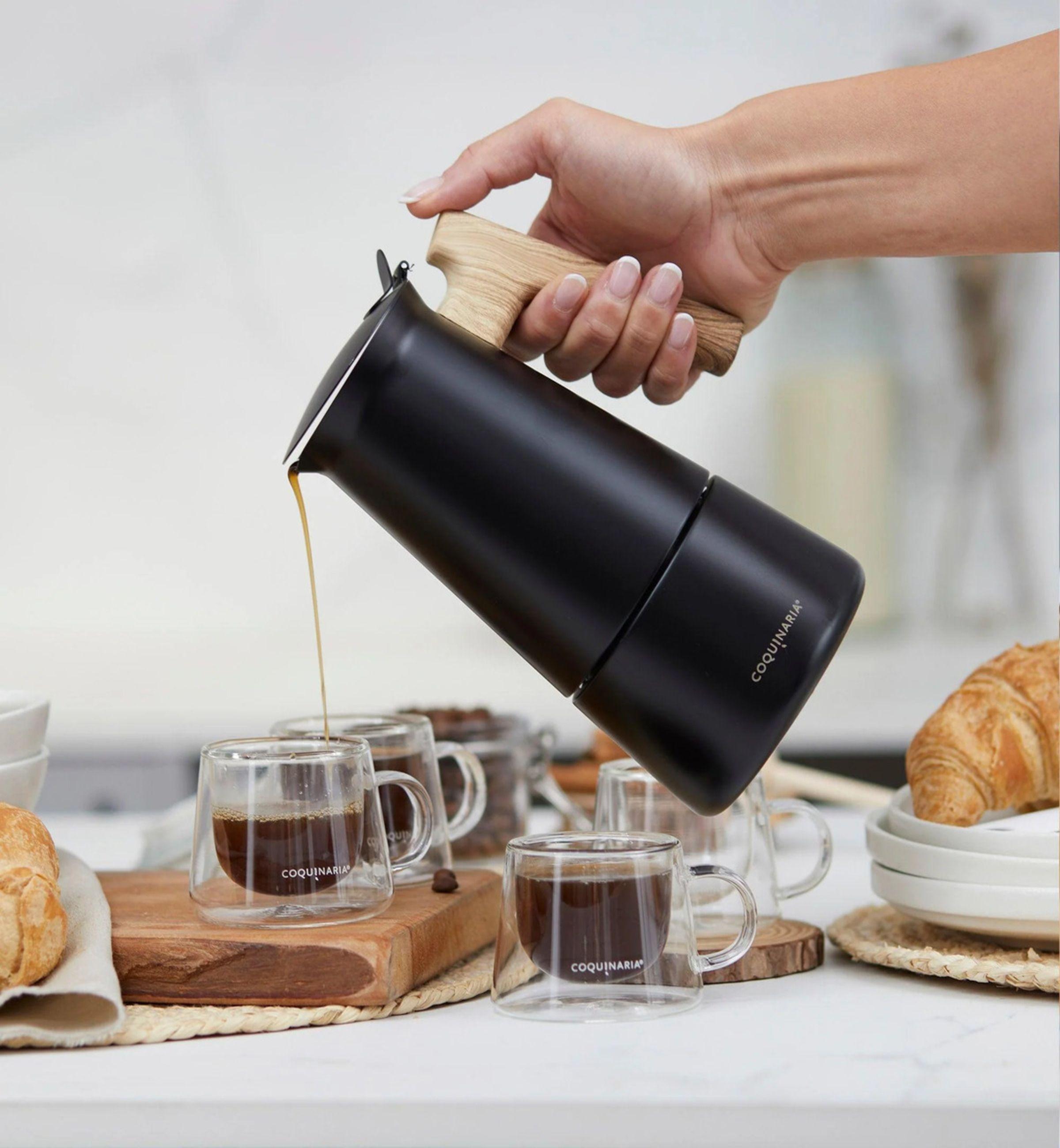 Cafetera Italiana Greca Coquinaria 6 tazas-2